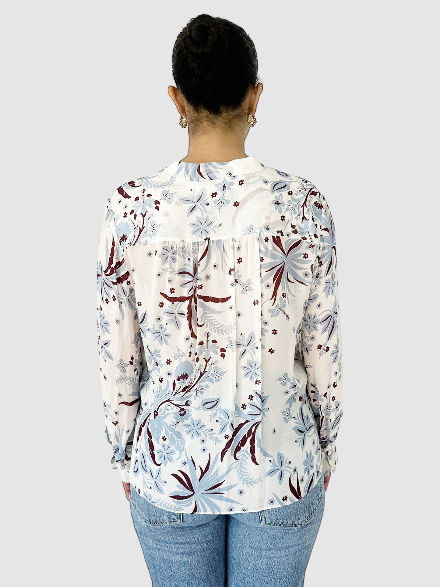 Floral Ruffled Top