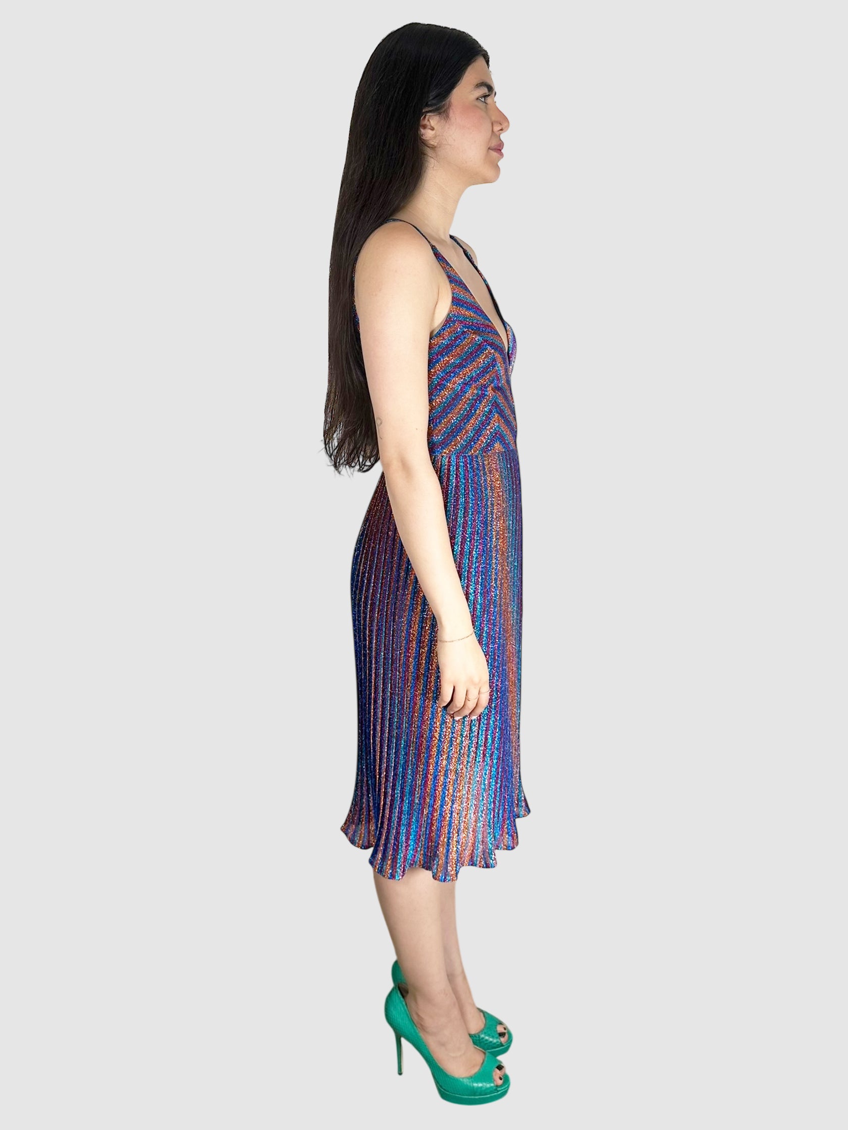 Metallic Farrah Dress