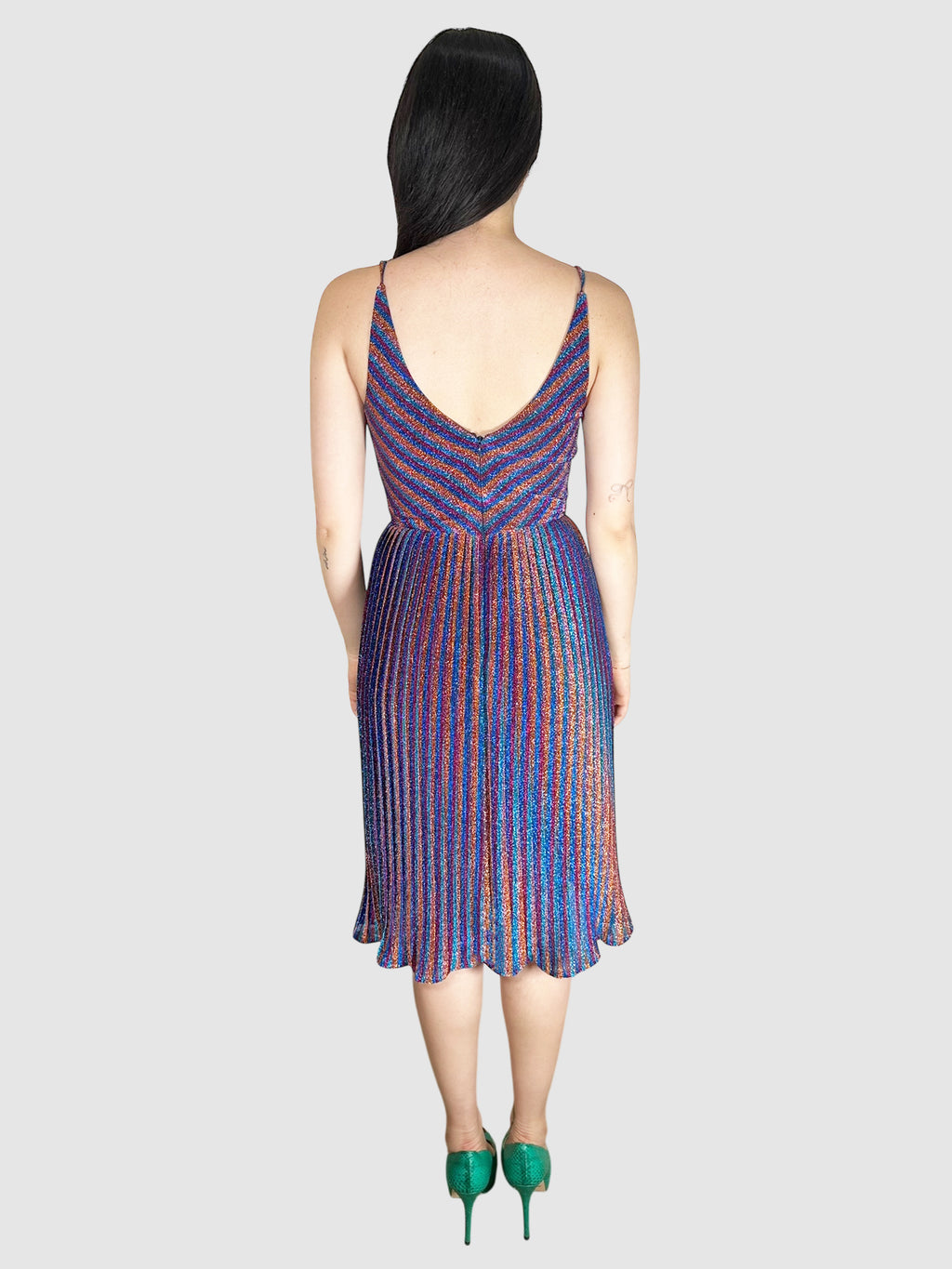 Metallic Farrah Dress