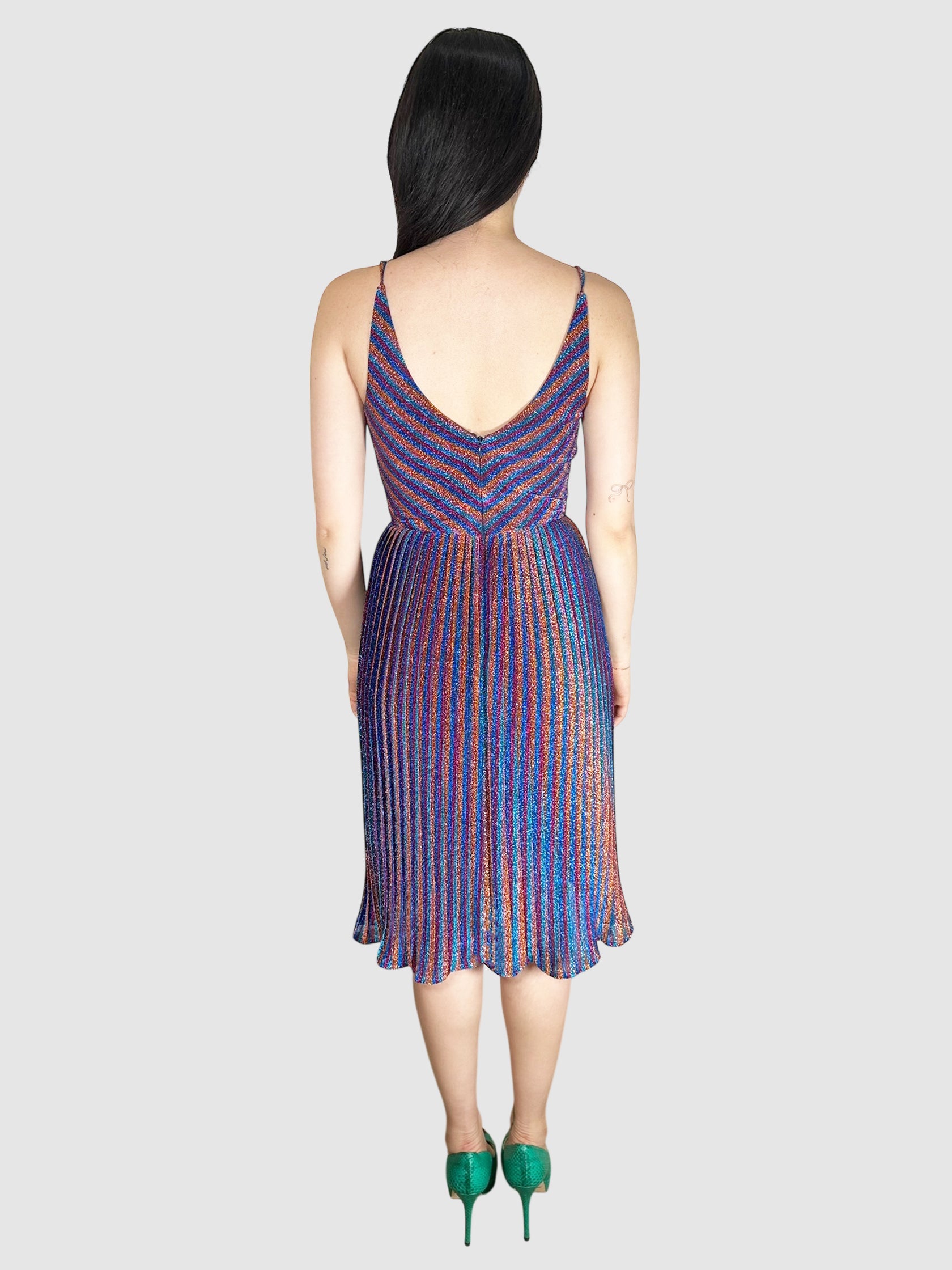 Metallic Farrah Dress