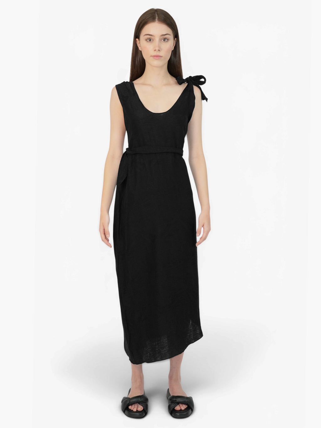Belted Maxi Dress