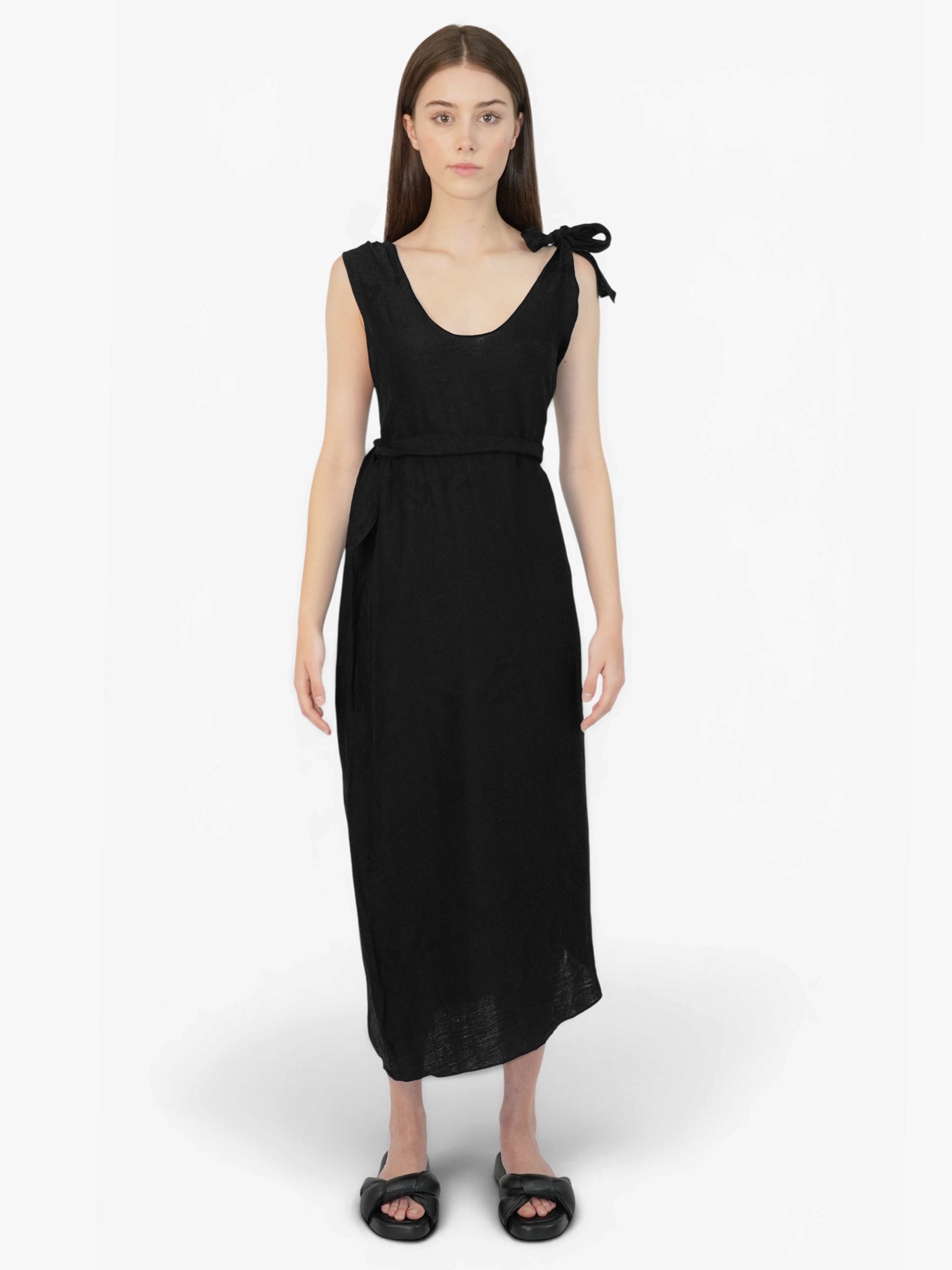 Belted Maxi Dress