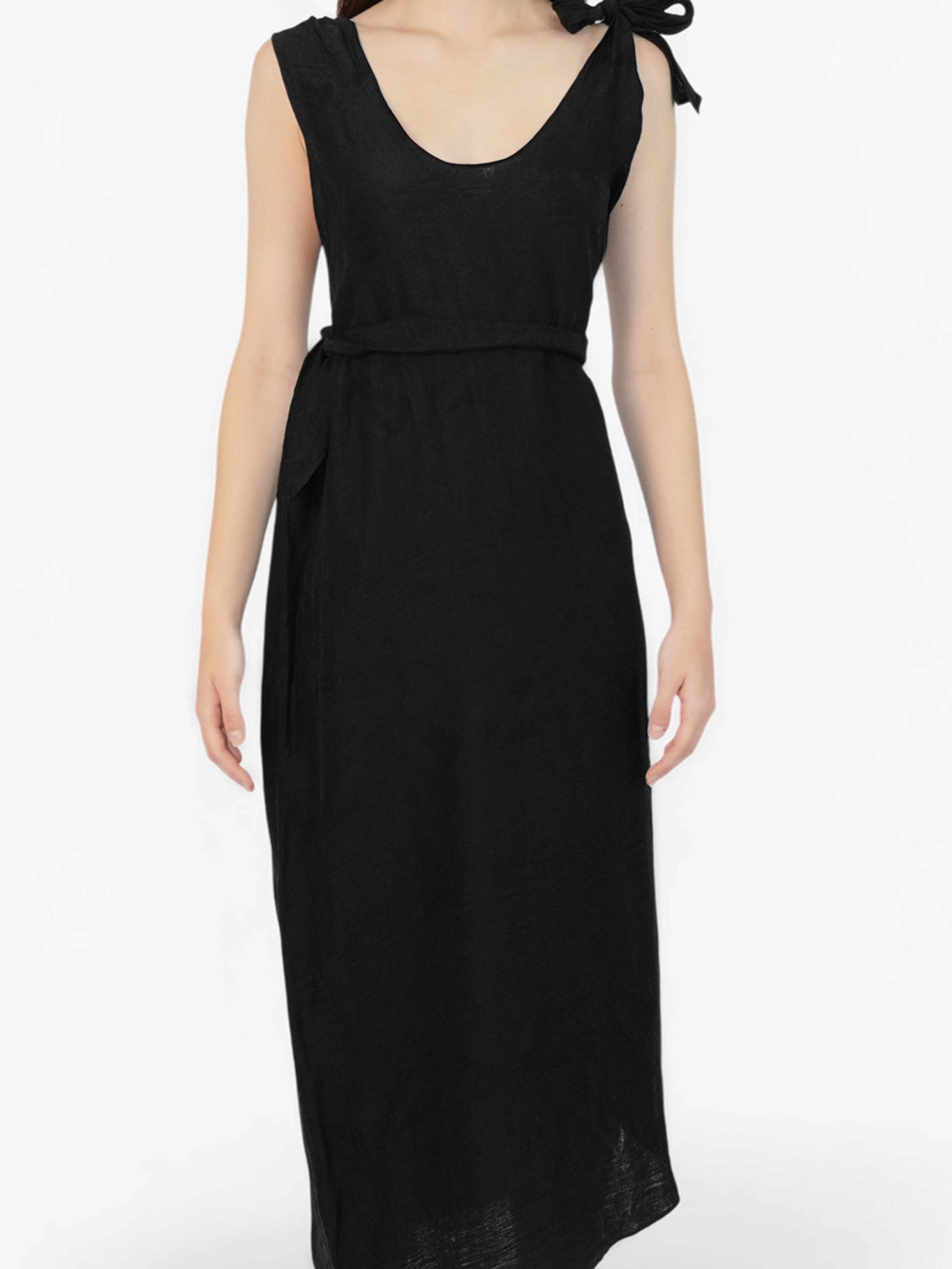 Belted Maxi Dress