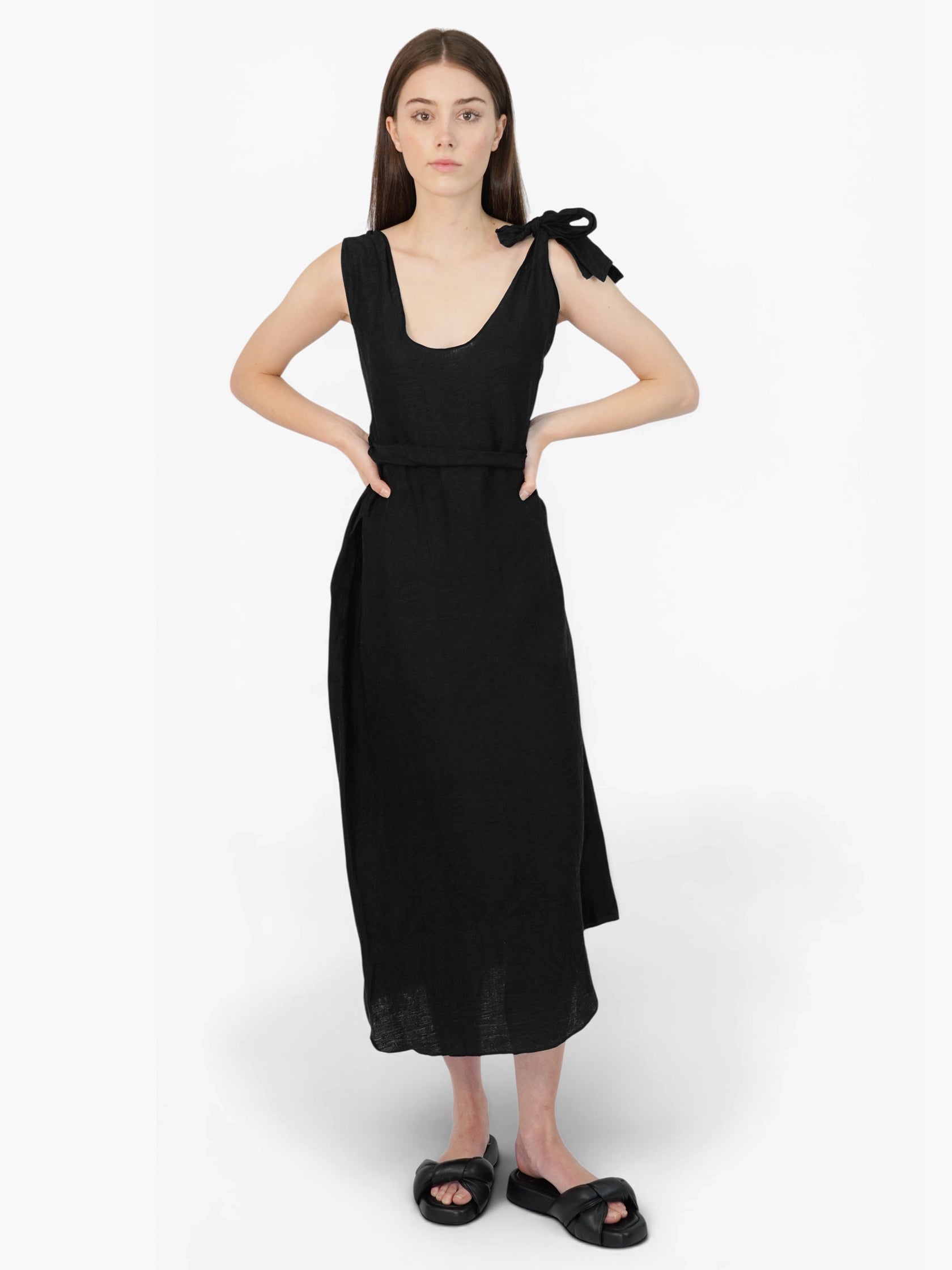 Belted Maxi Dress