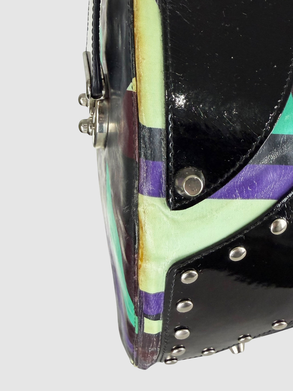 Patterned Handle Bag