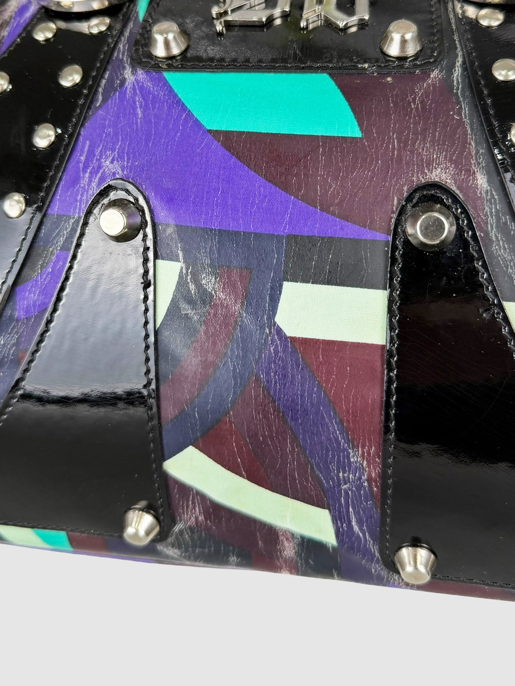 Patterned Handle Bag