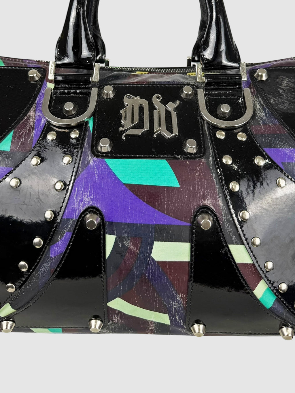 Patterned Handle Bag