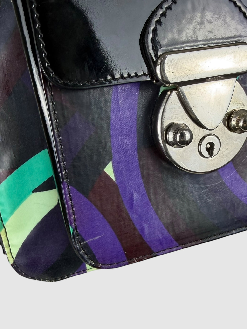 Patterned Handle Bag