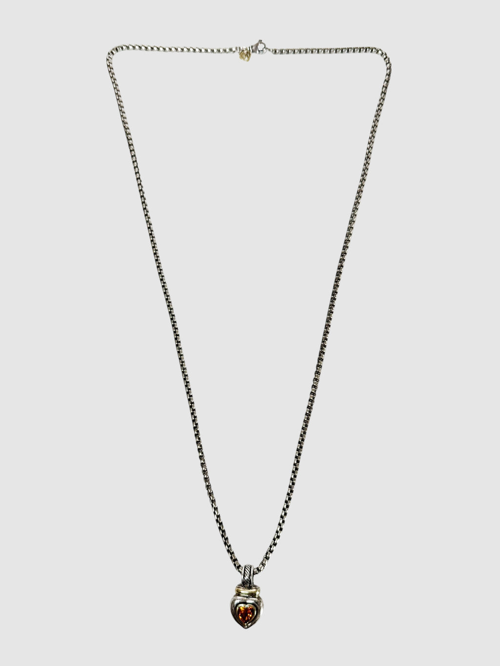 Citrine Heart Necklace