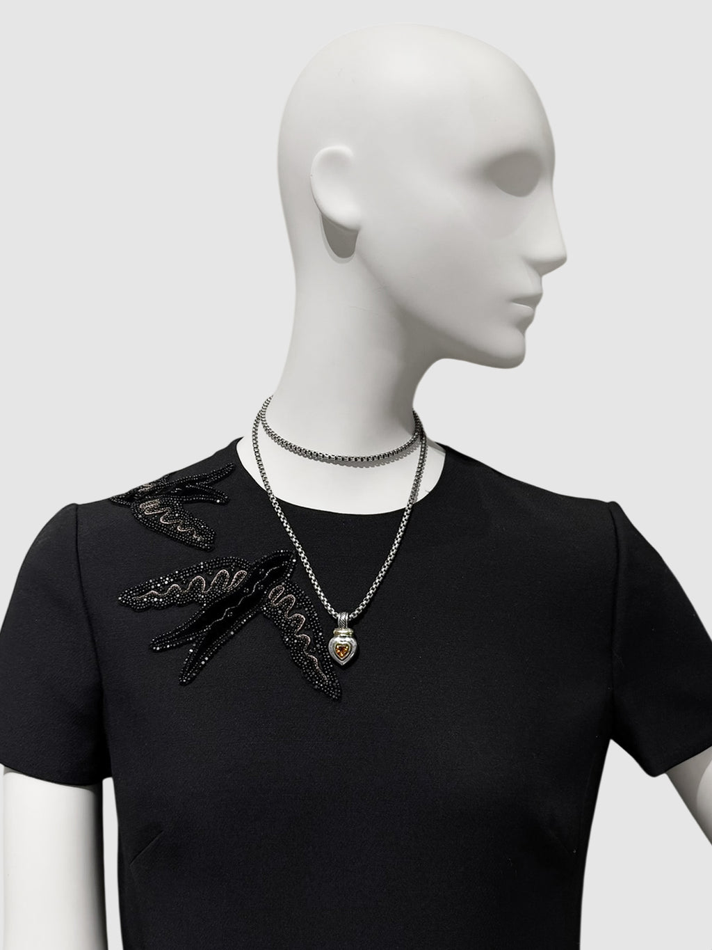 Citrine Heart Necklace