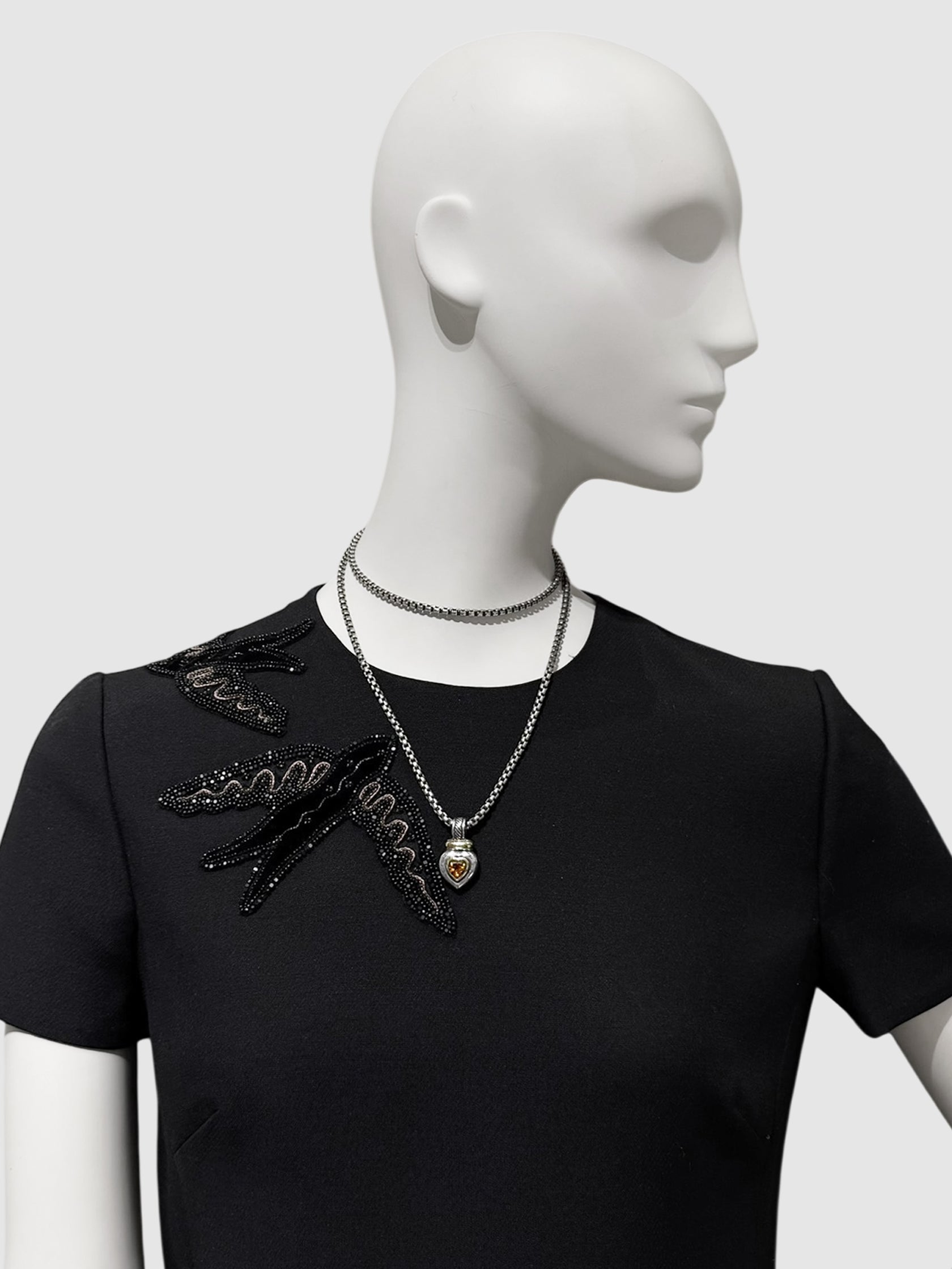 Citrine Heart Necklace