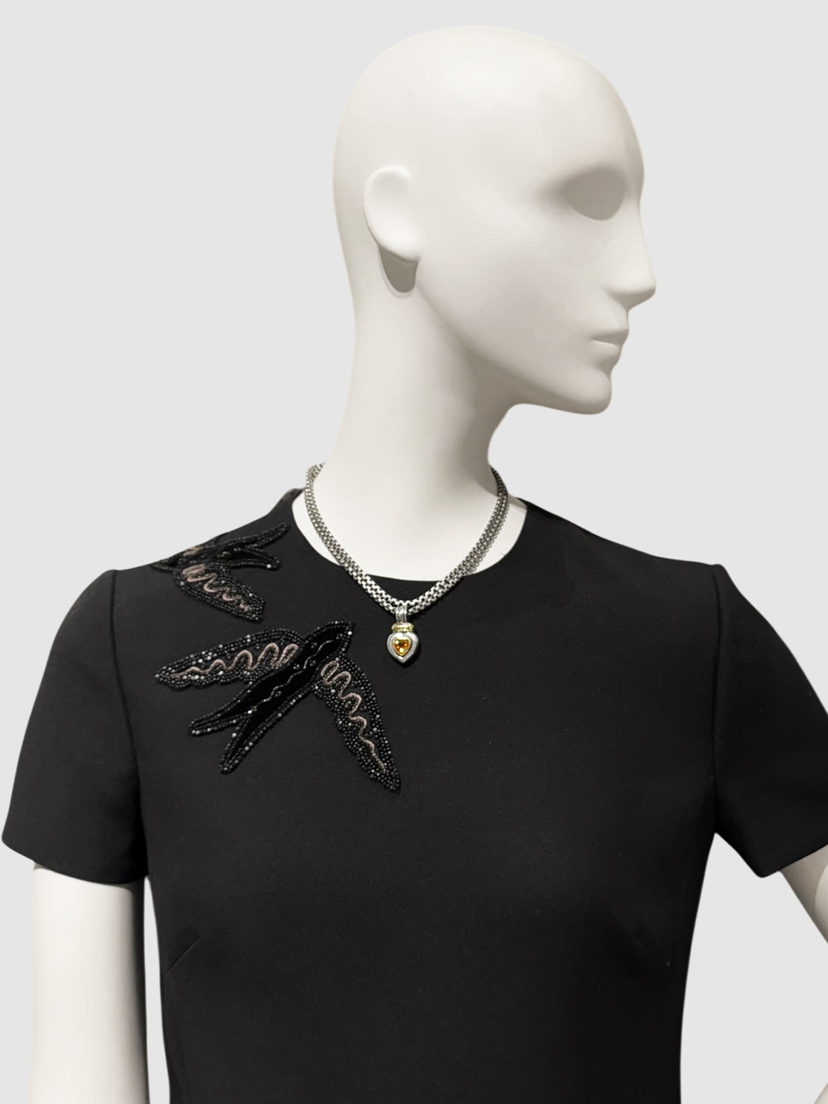 Citrine Heart Necklace