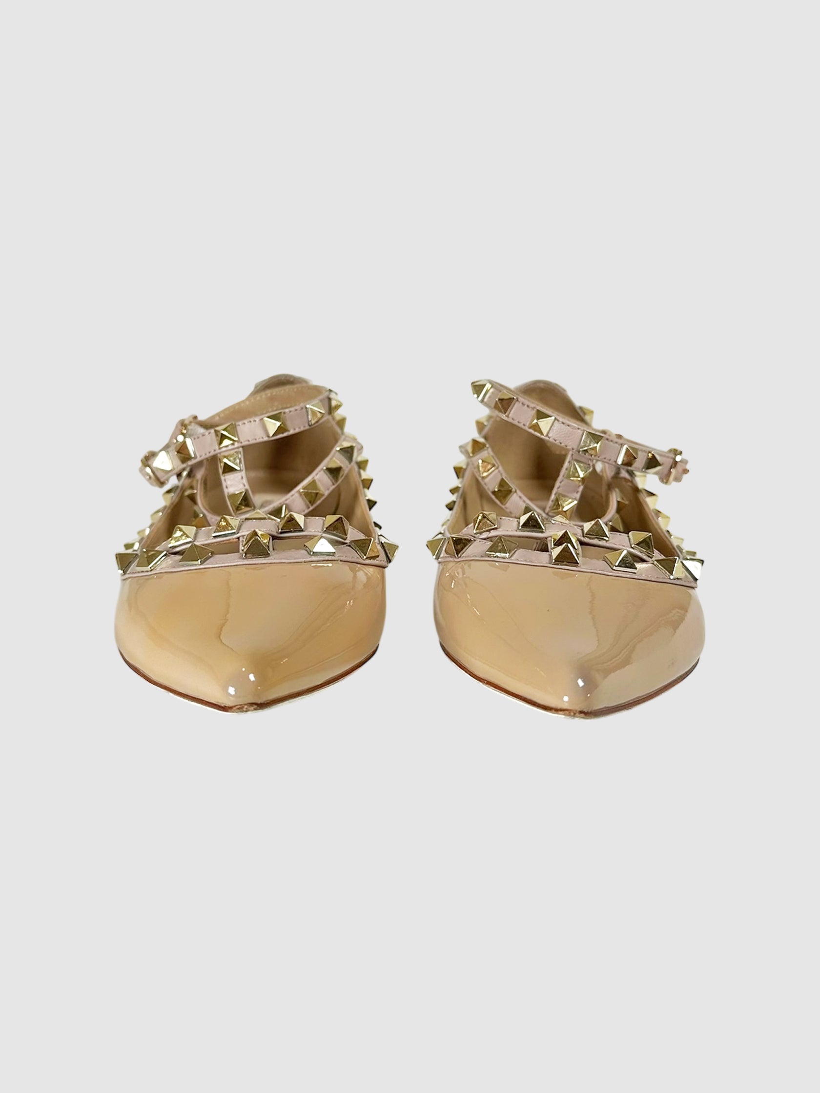 Strappy Rockstud Flats
