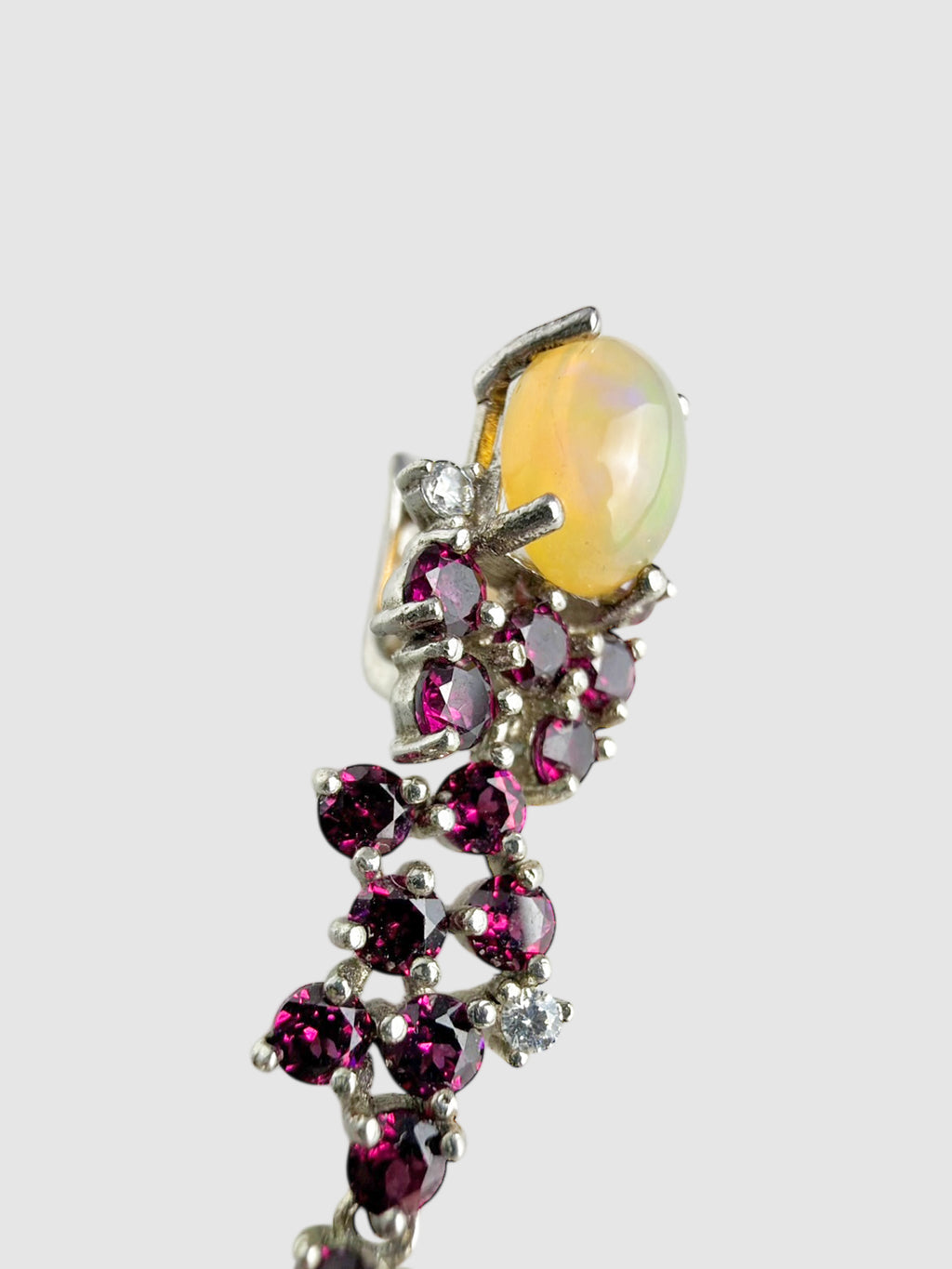 Rhodolite Drop Earrings