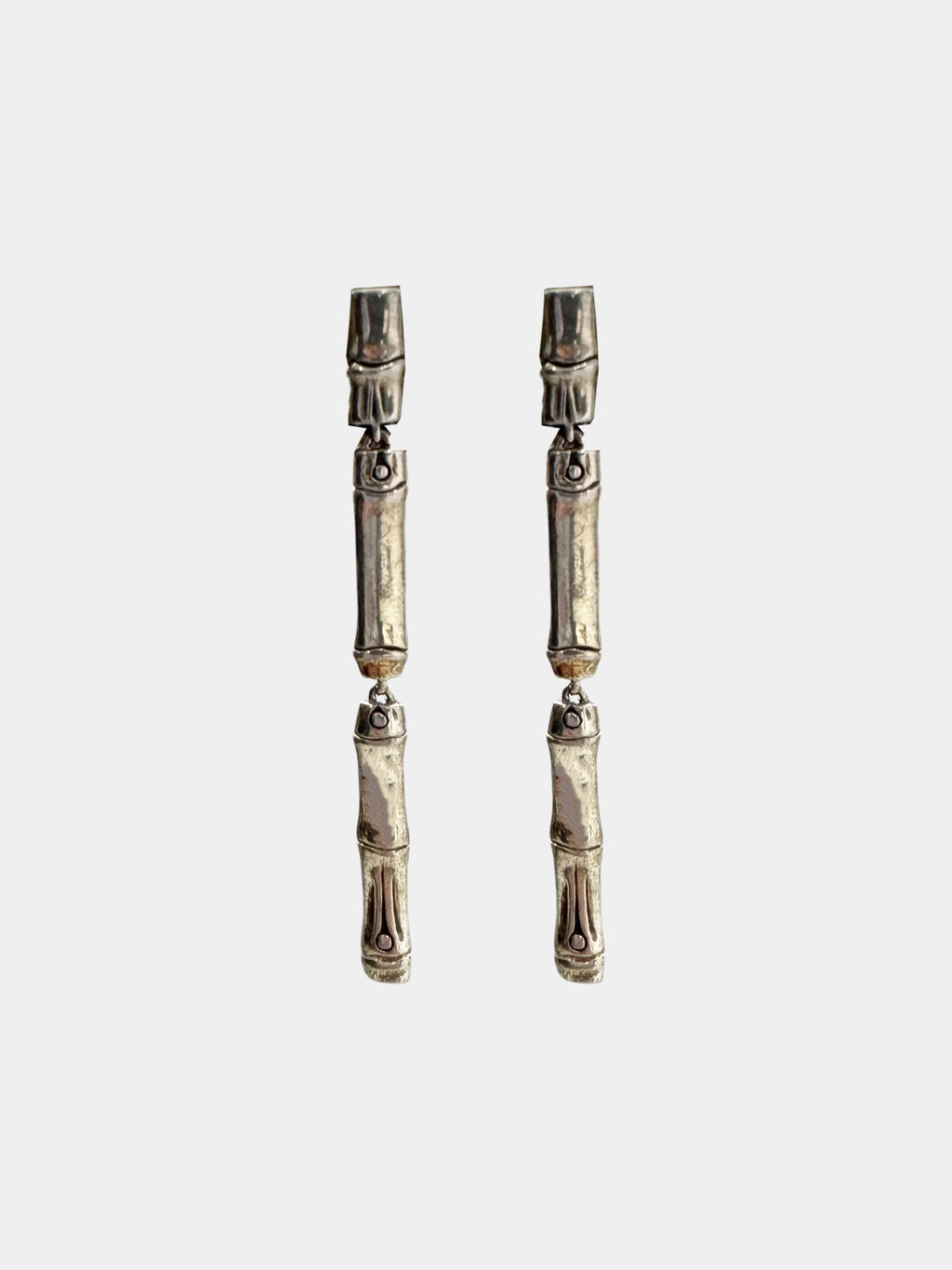 Bamboo Drop Earrings