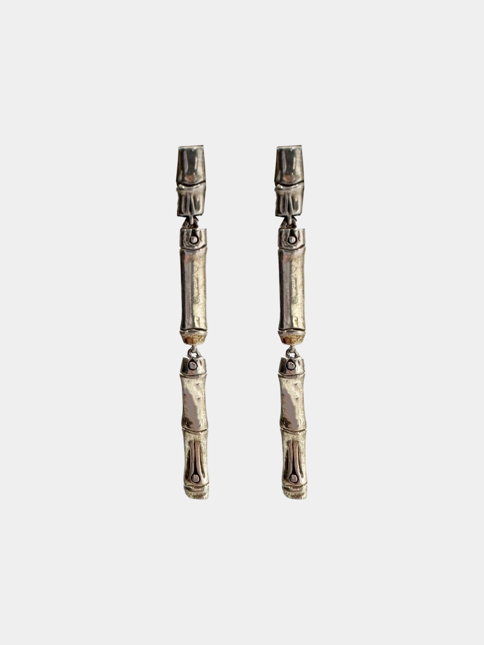 Bamboo Drop Earrings
