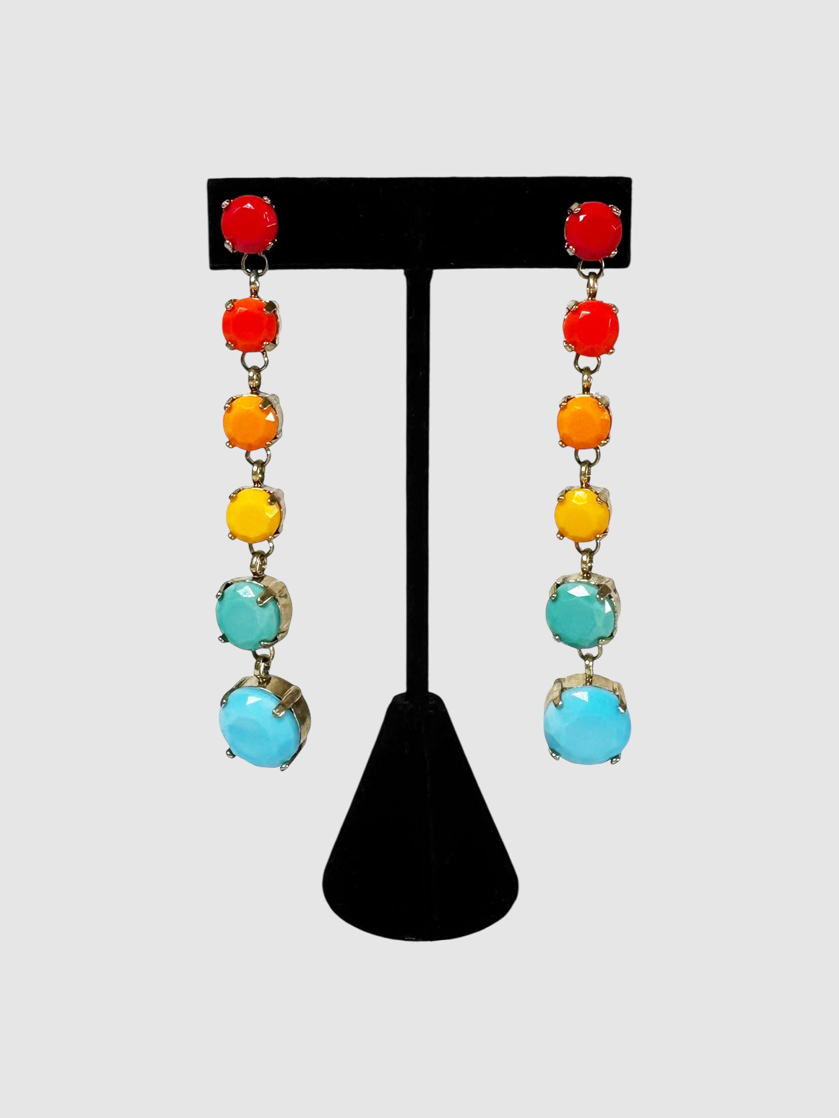 Rainbow Drop Earrings