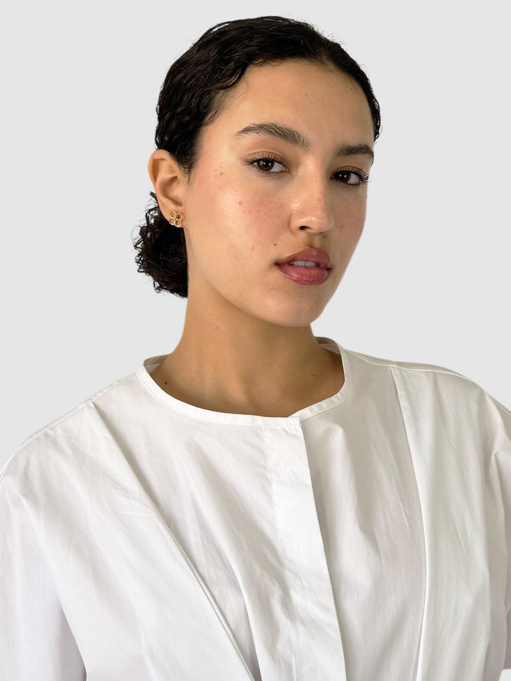 Quadrifoglio Flower Stud Earrings