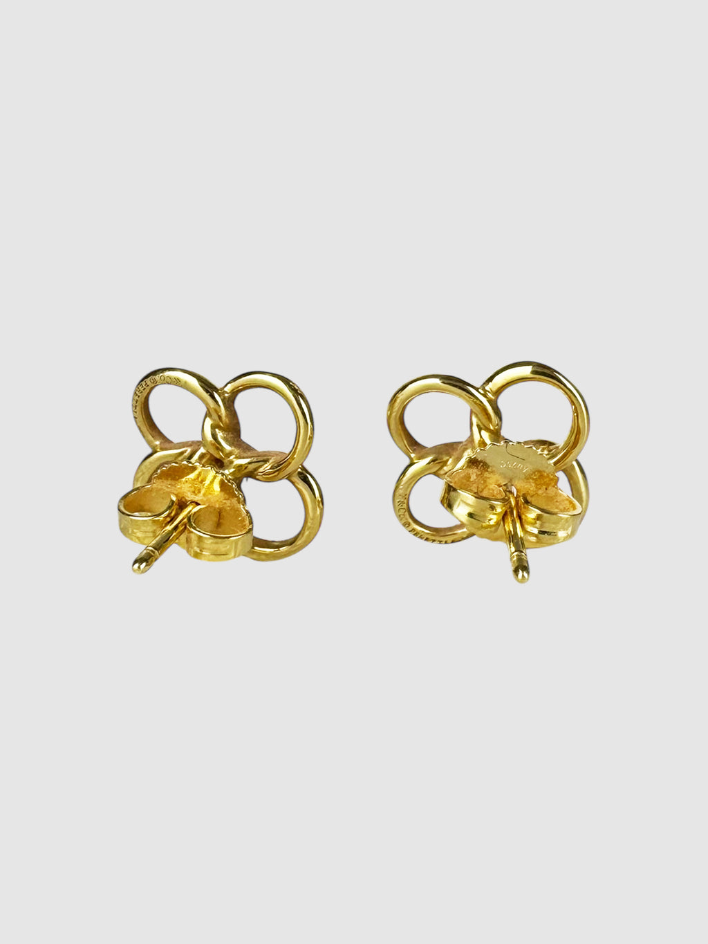Quadrifoglio Flower Stud Earrings