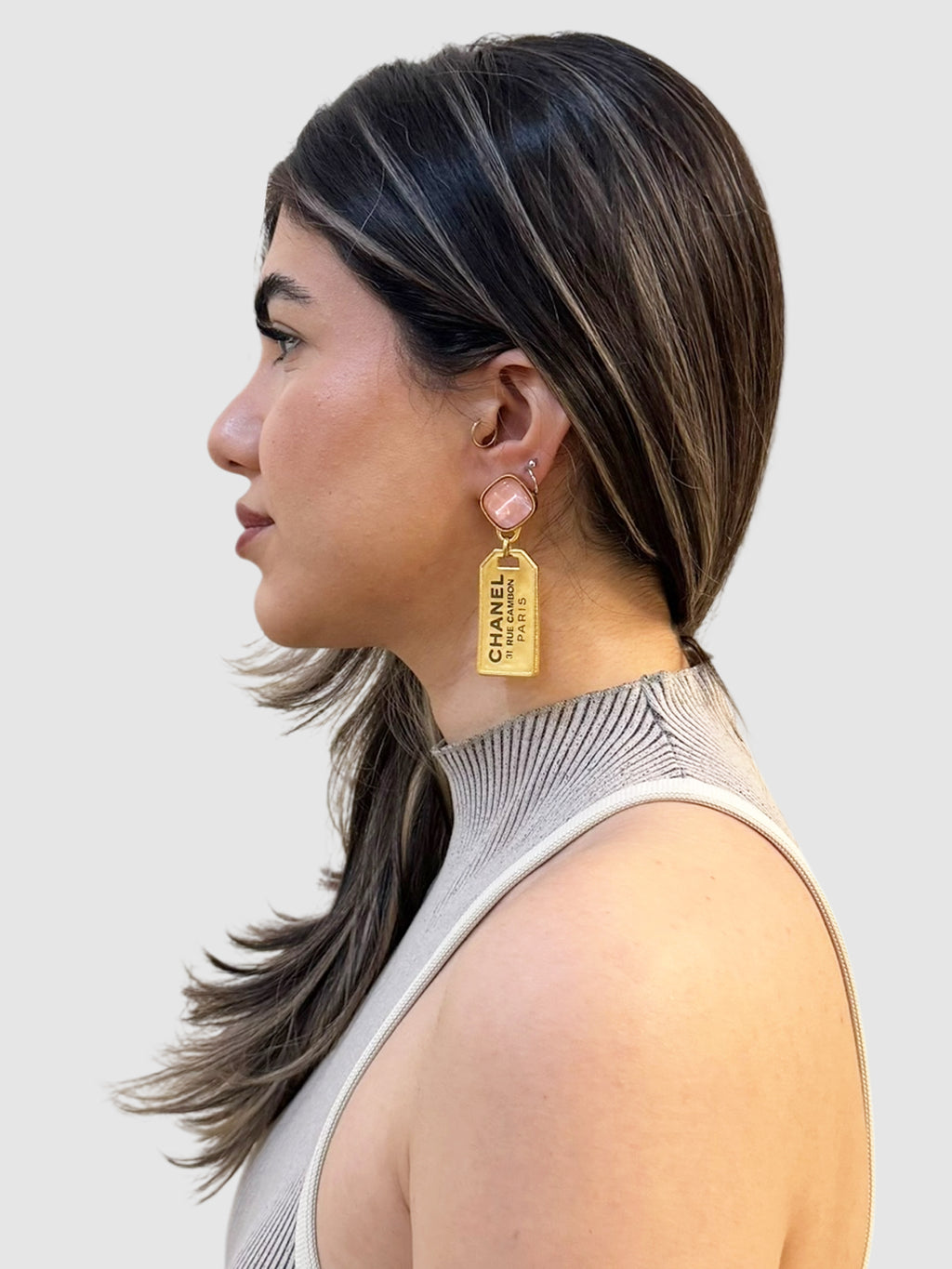 2020 CC Tags Earrings