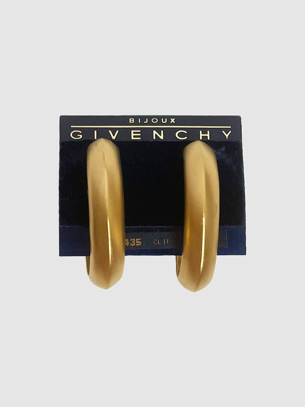 Chunky Golden Hoop Clip-On Earrings