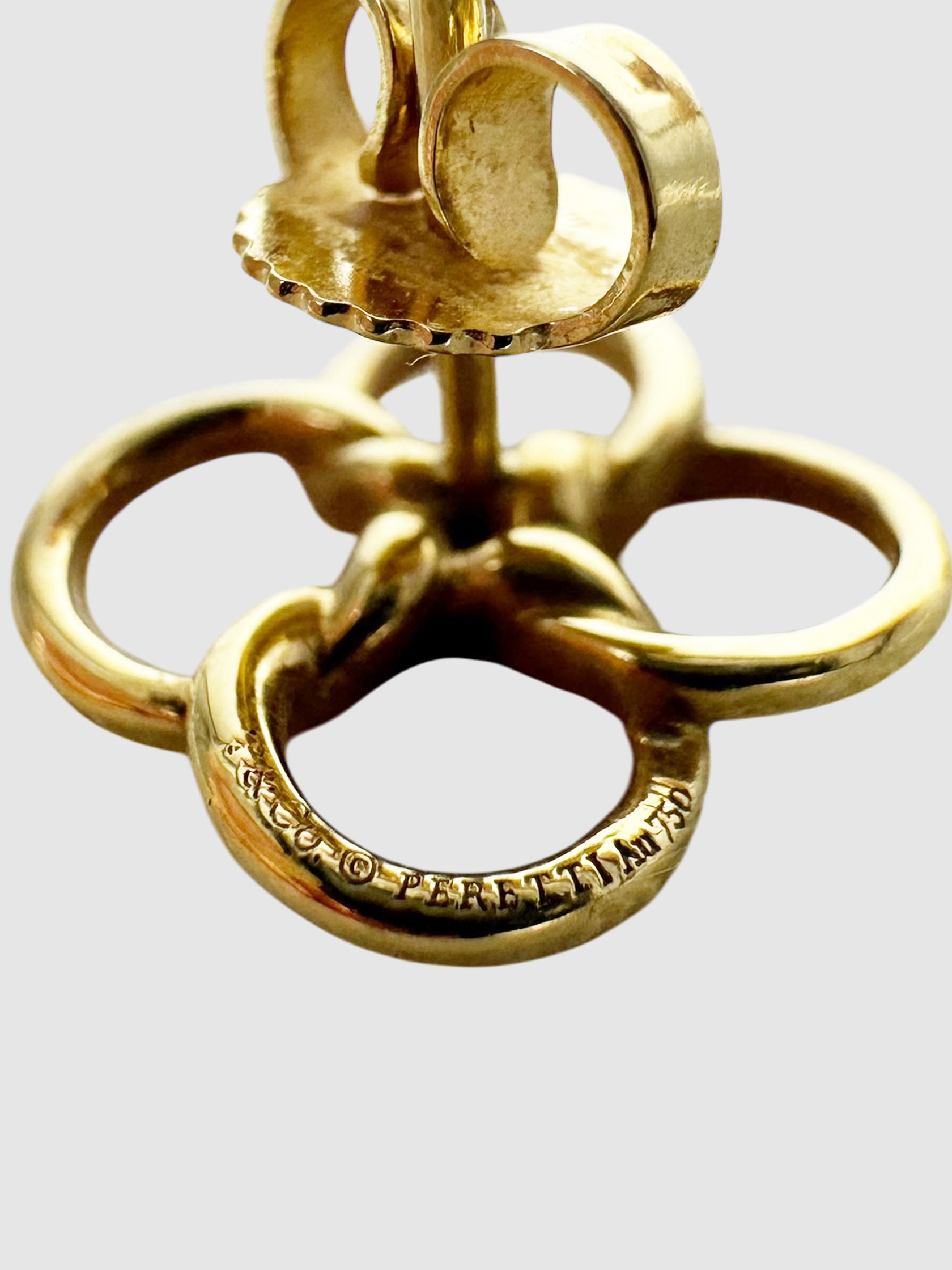 Quadrifoglio Flower Stud Earrings