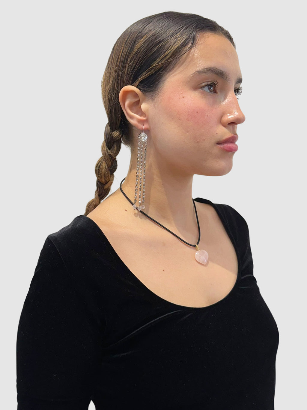 Three-Strand Drop Earrings