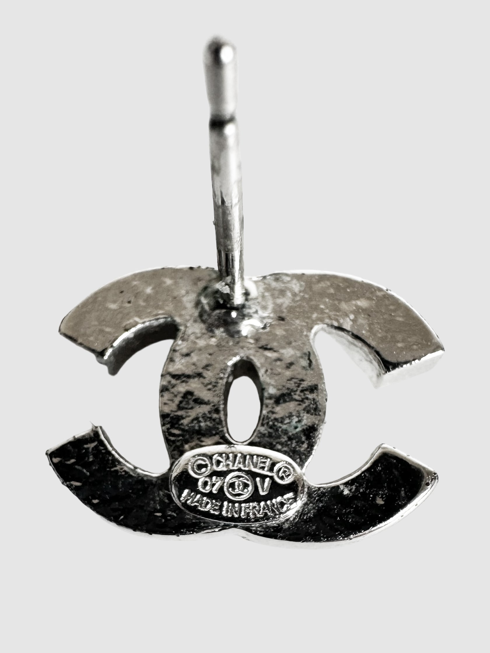 Crystal CC Stud Earrings