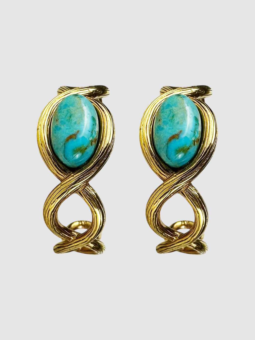 Turquoise Hoop Earrings