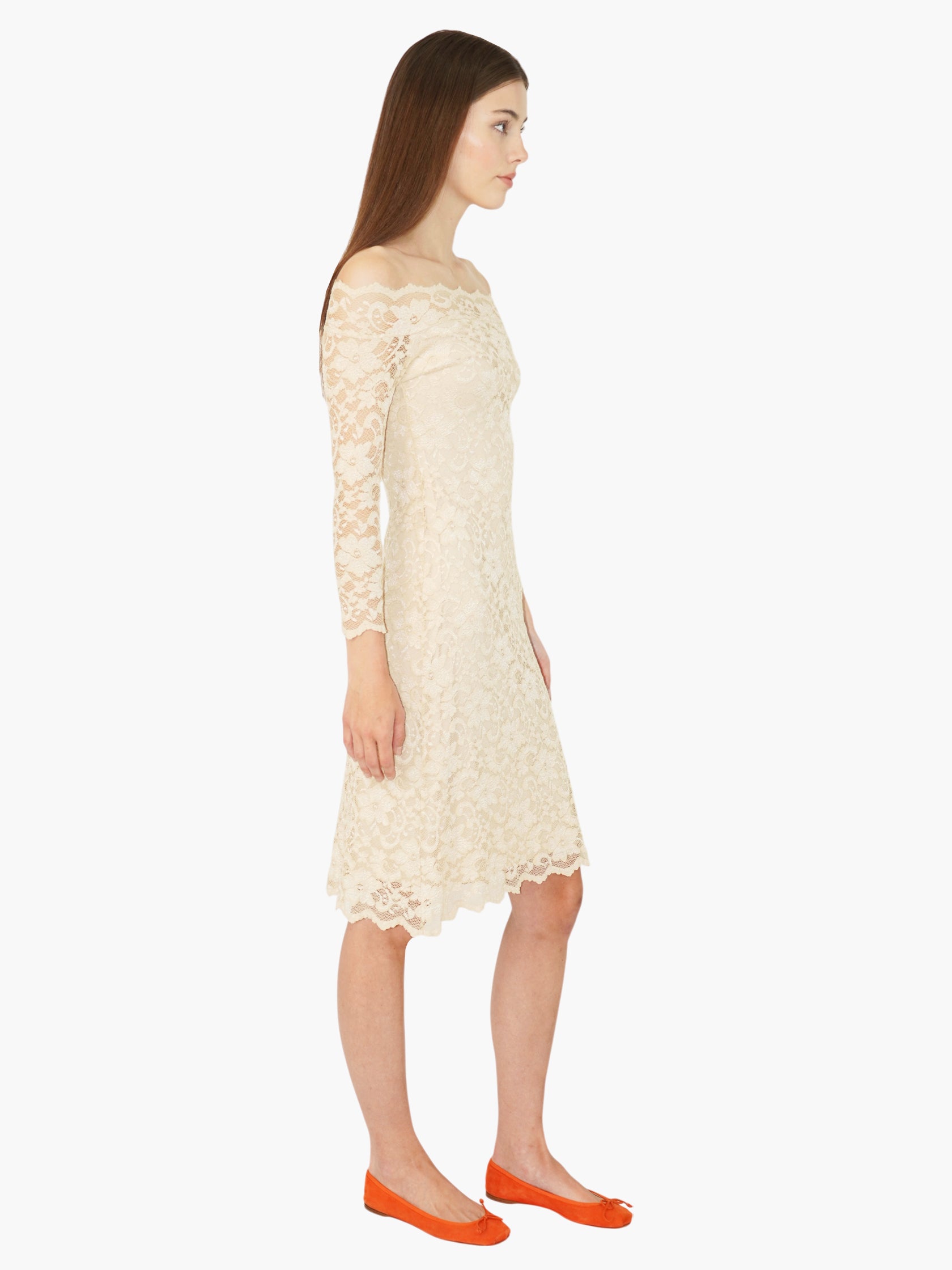 Lace Off-The-Shoulder Dress