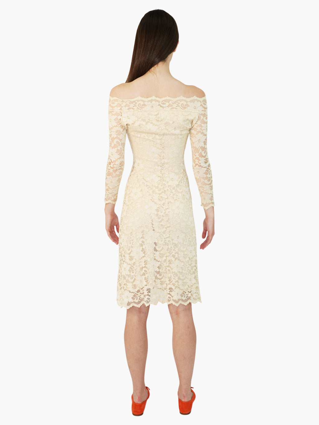 Lace Off-The-Shoulder Dress