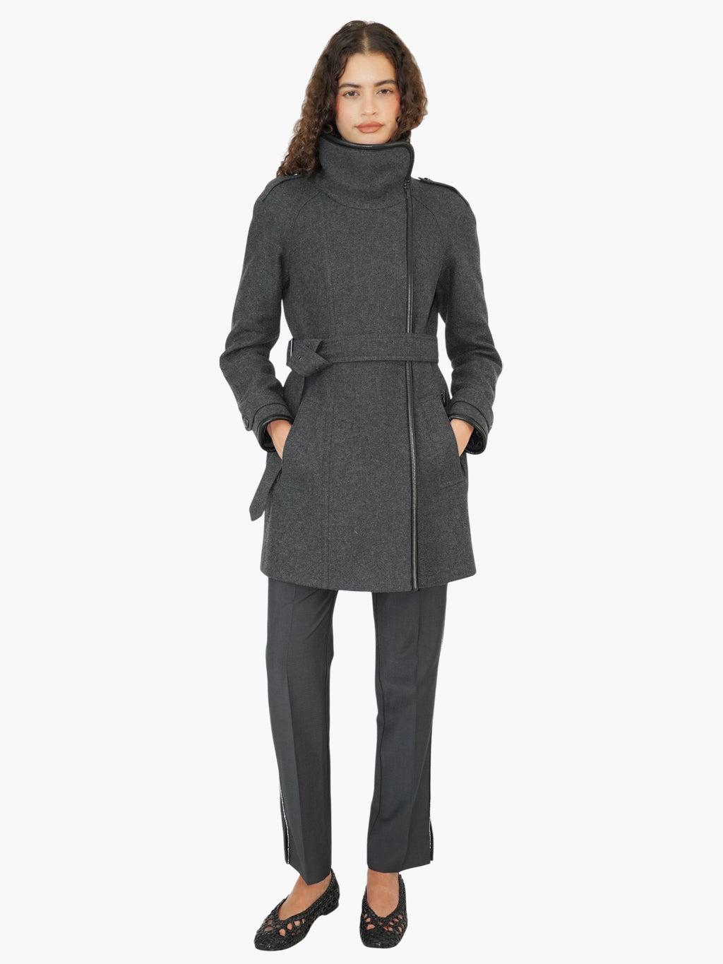 Wool Belted Coat