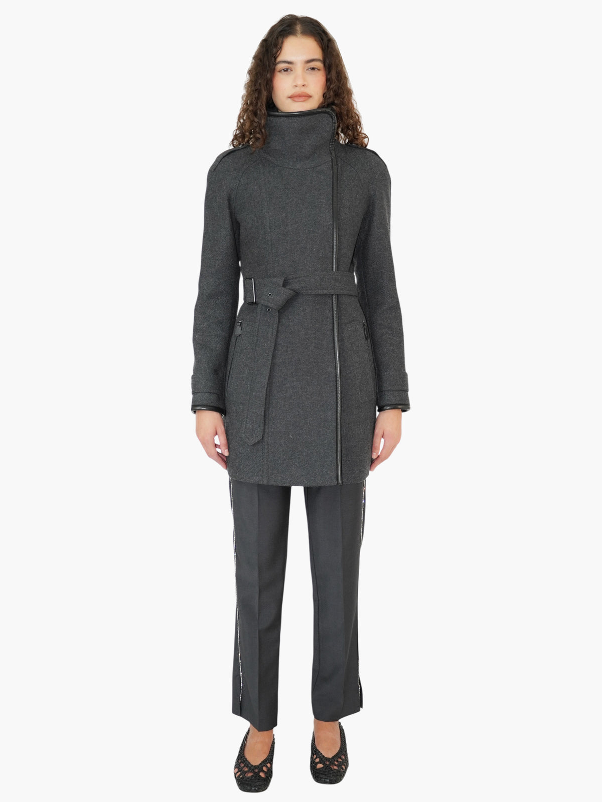 Wool Belted Coat