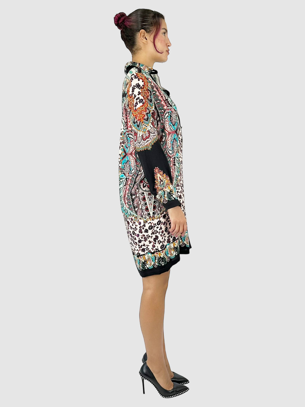 Patterned Mini Dress