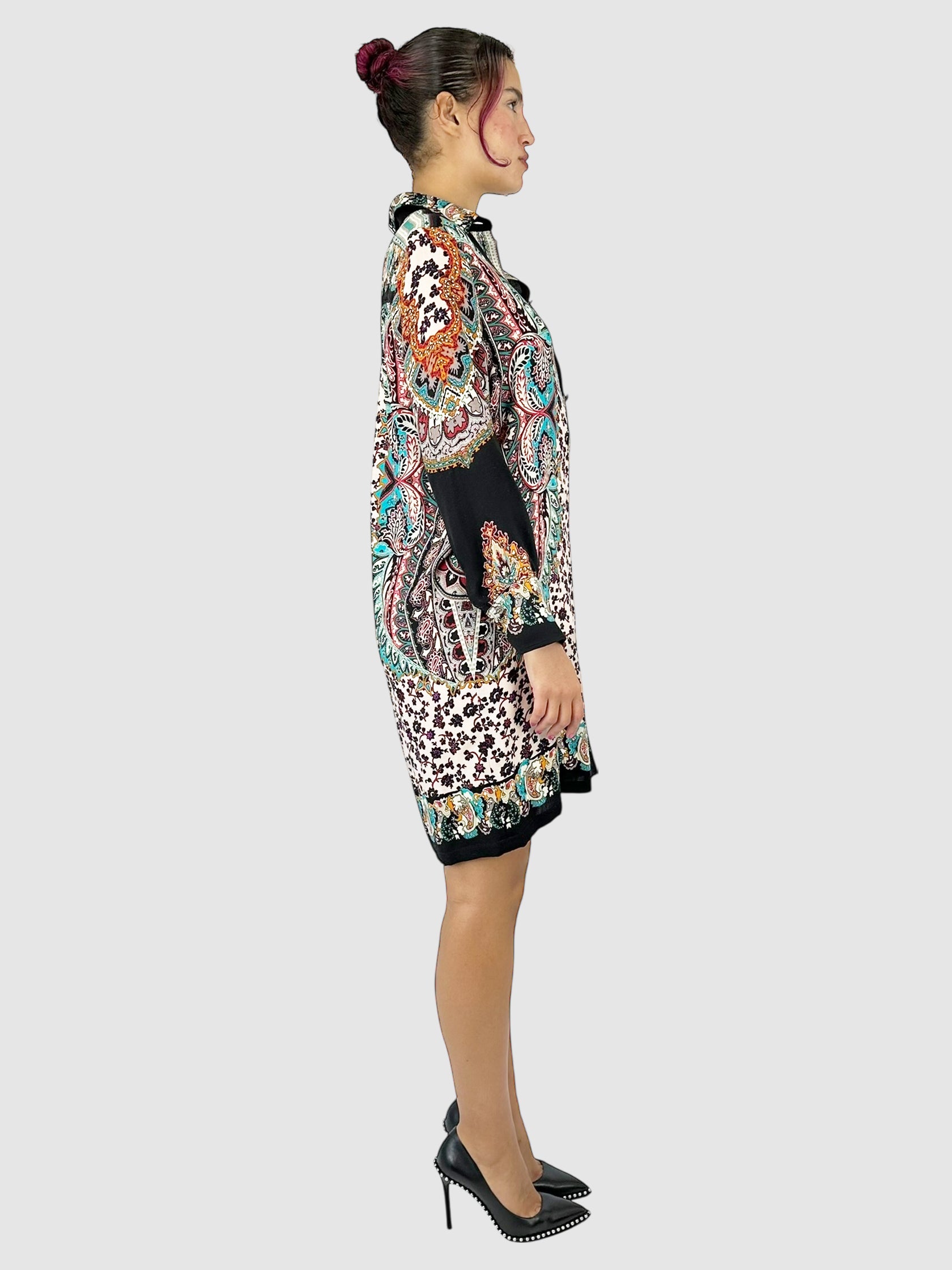 Patterned Mini Dress