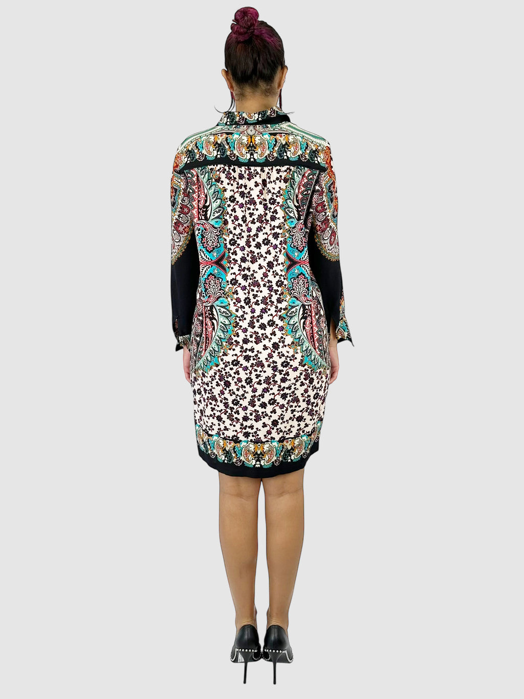 Patterned Mini Dress