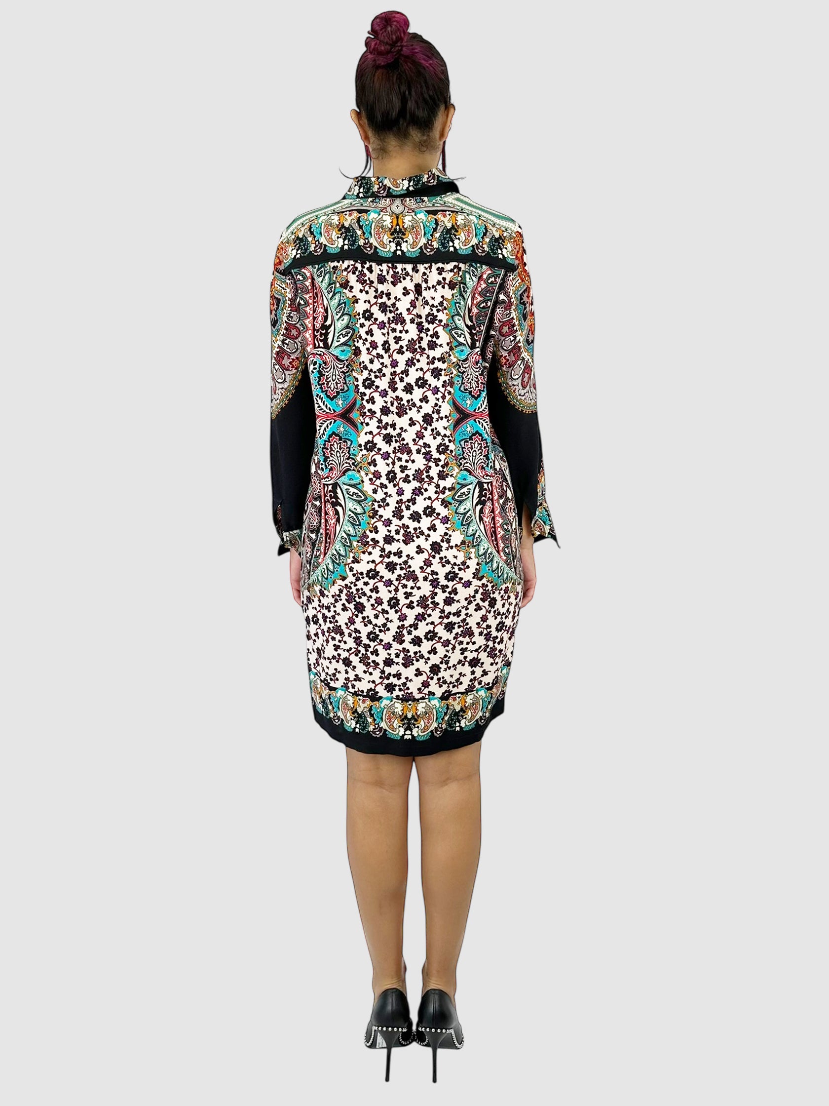 Patterned Mini Dress