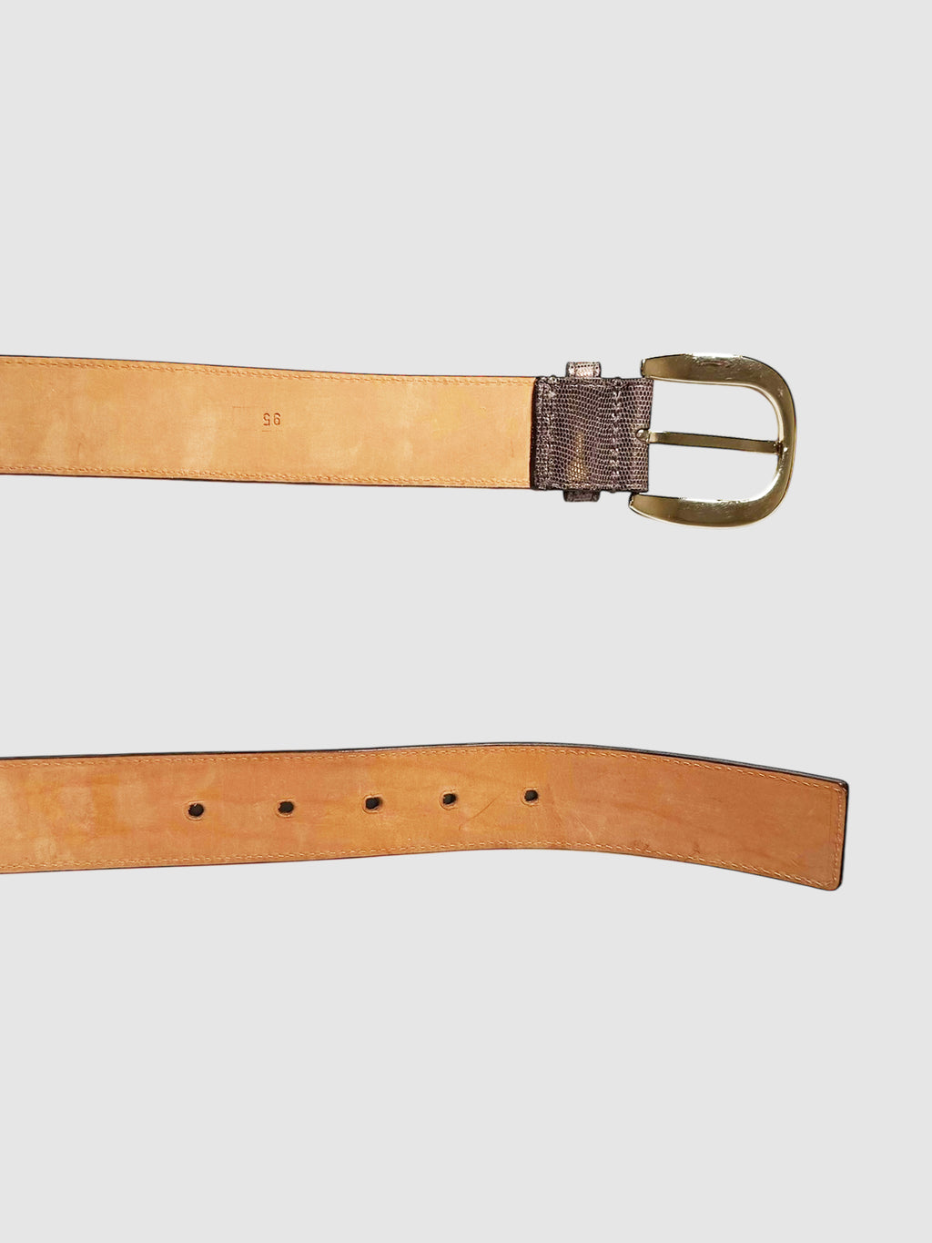 Patchwork Leather Belt