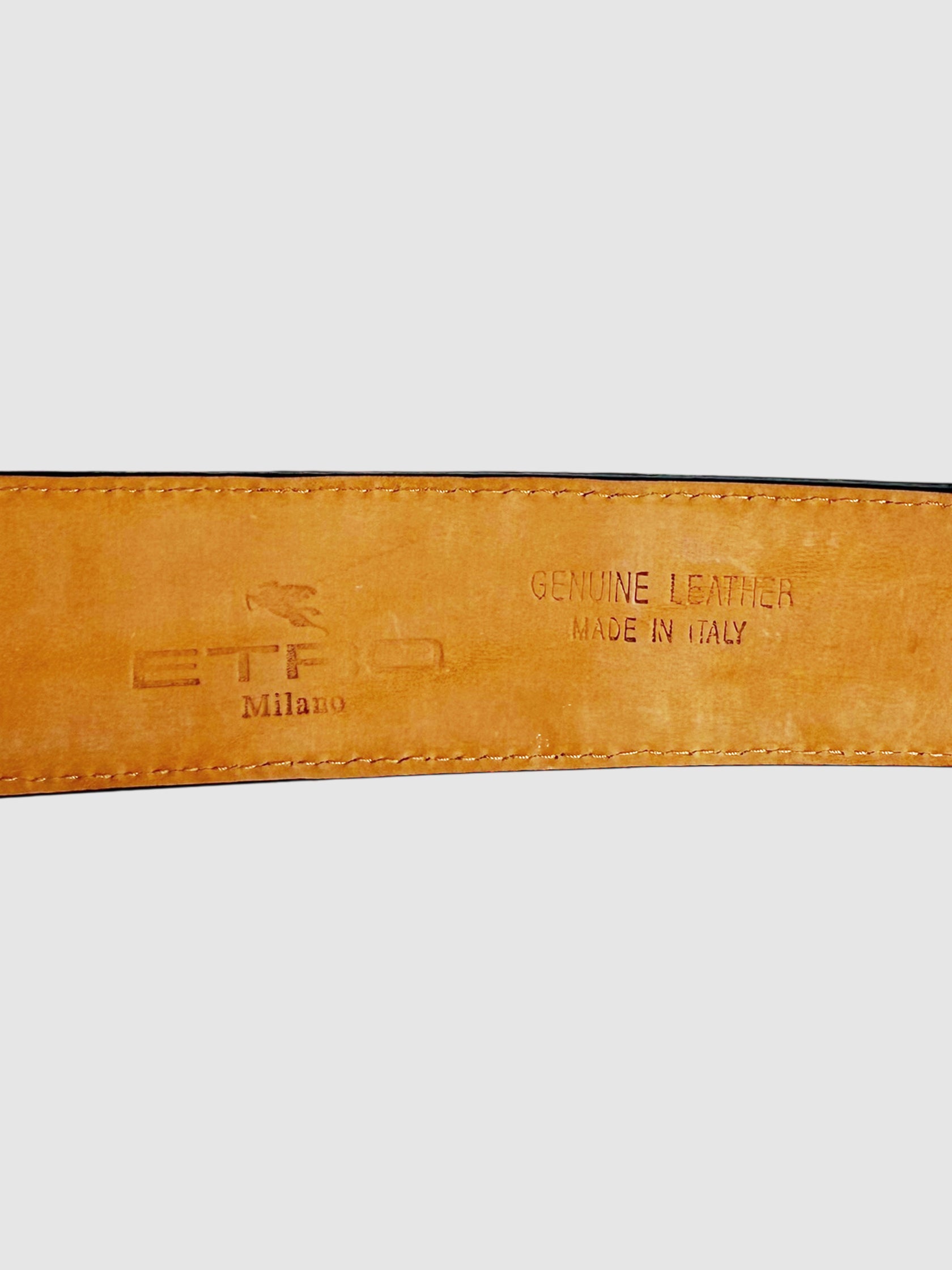 Patchwork Leather Belt