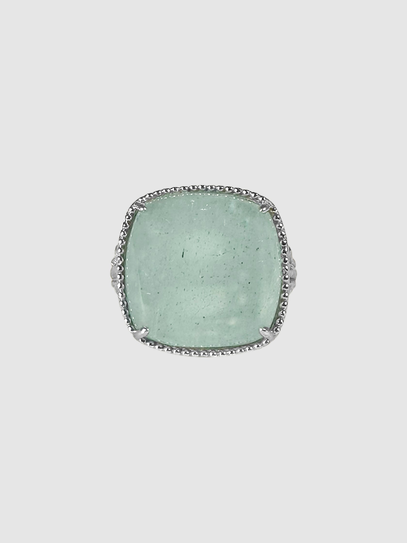 Square Gemstone Ring