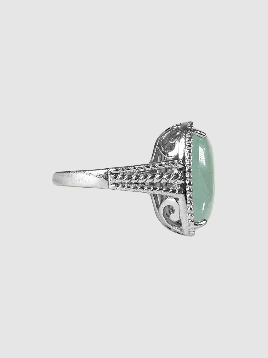 Square Gemstone Ring