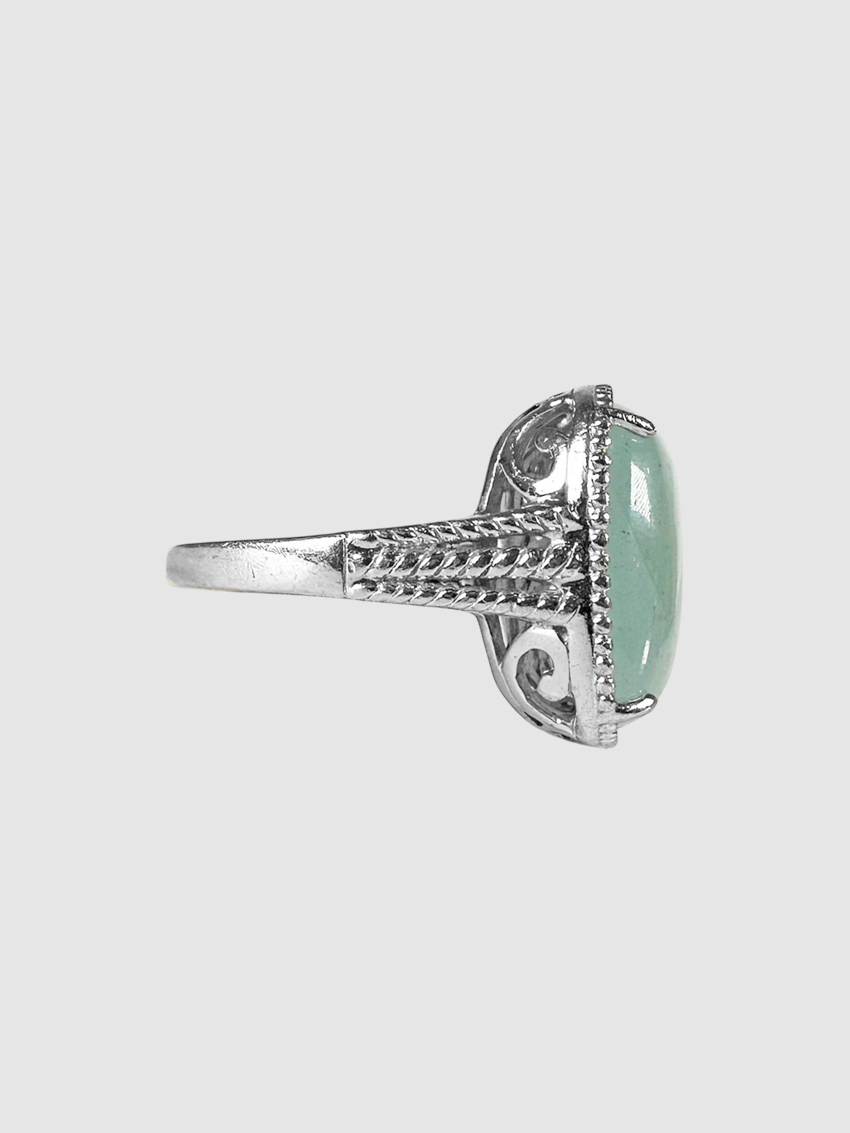 Square Gemstone Ring