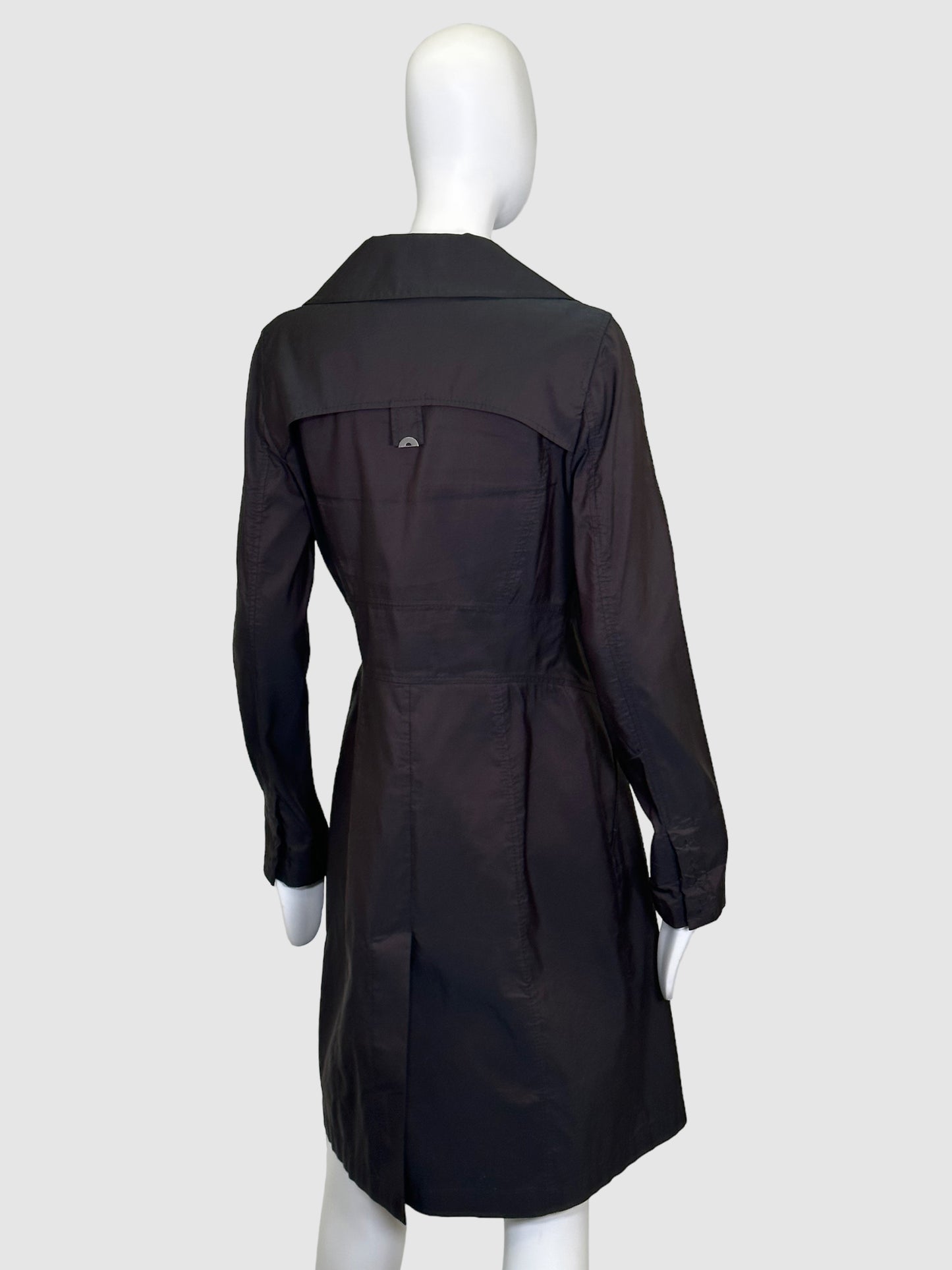 Single-Breasted Trench Coat - Size M