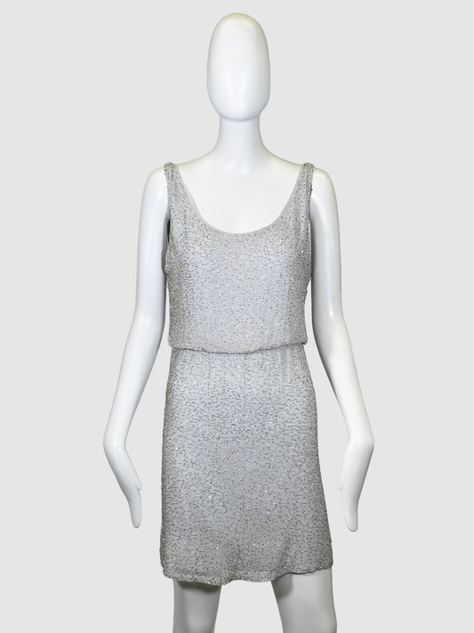 Beaded Sleeveless Dress - Size 6