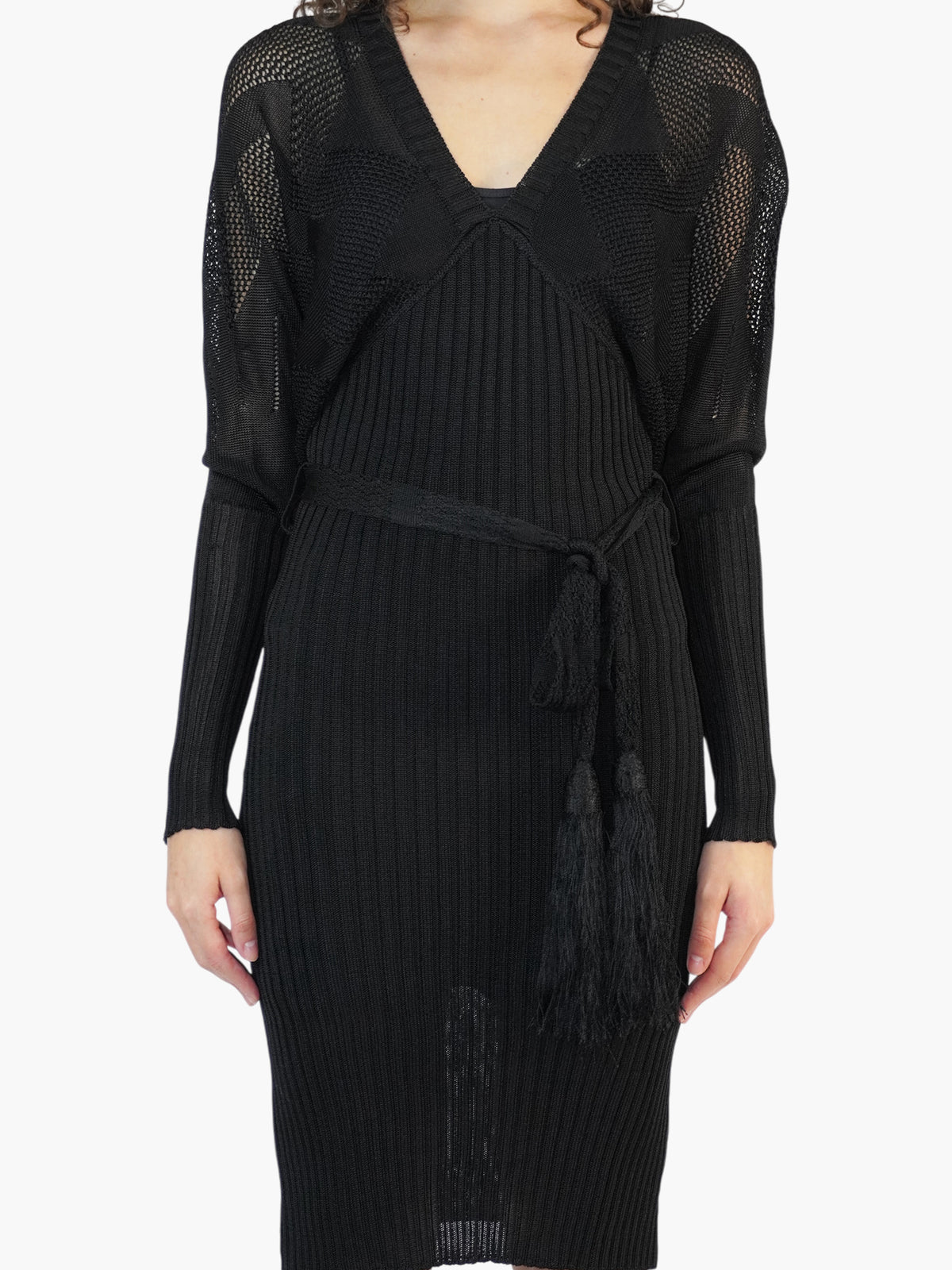Knit Belted Dress