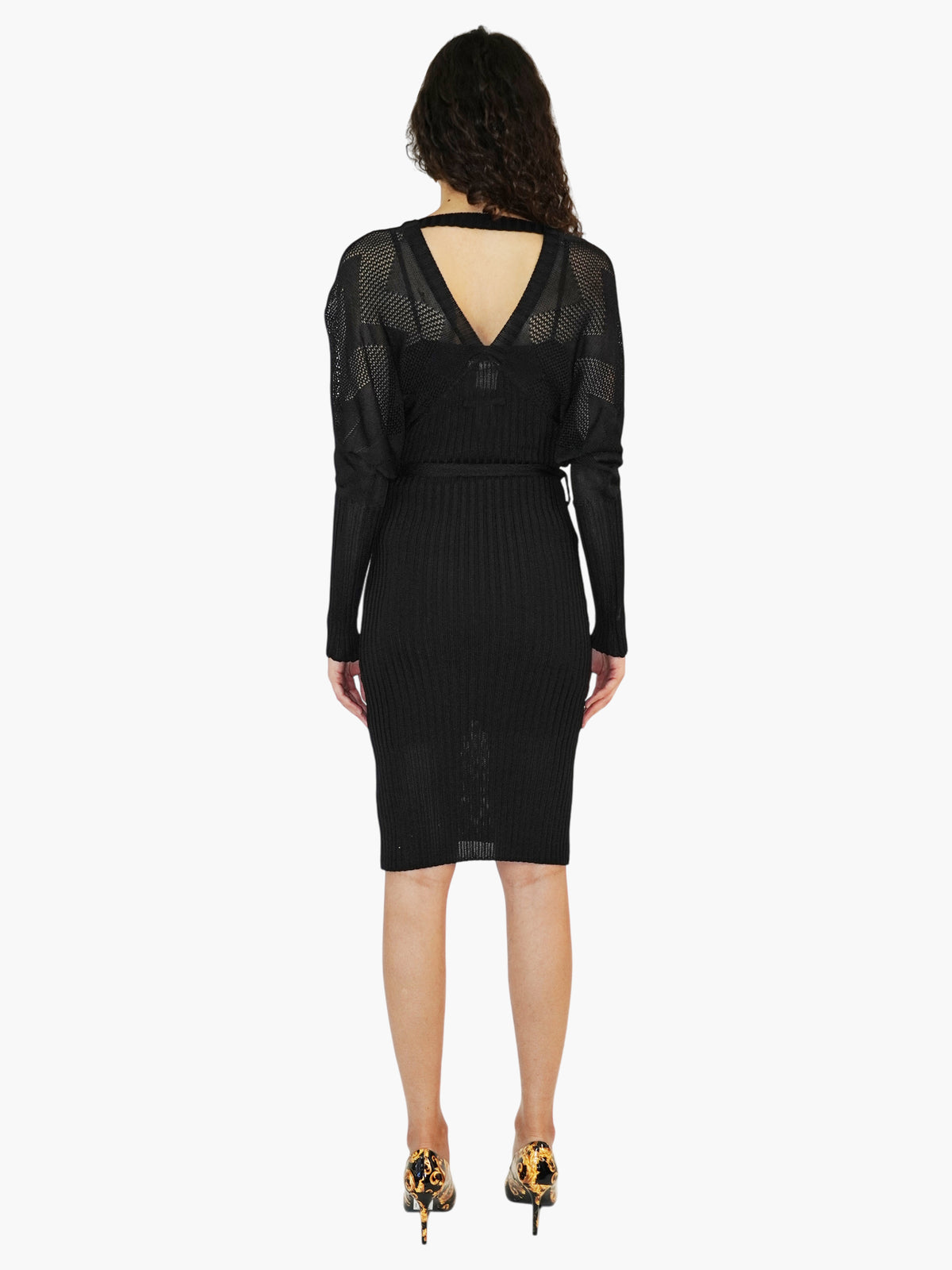 Knit Belted Dress