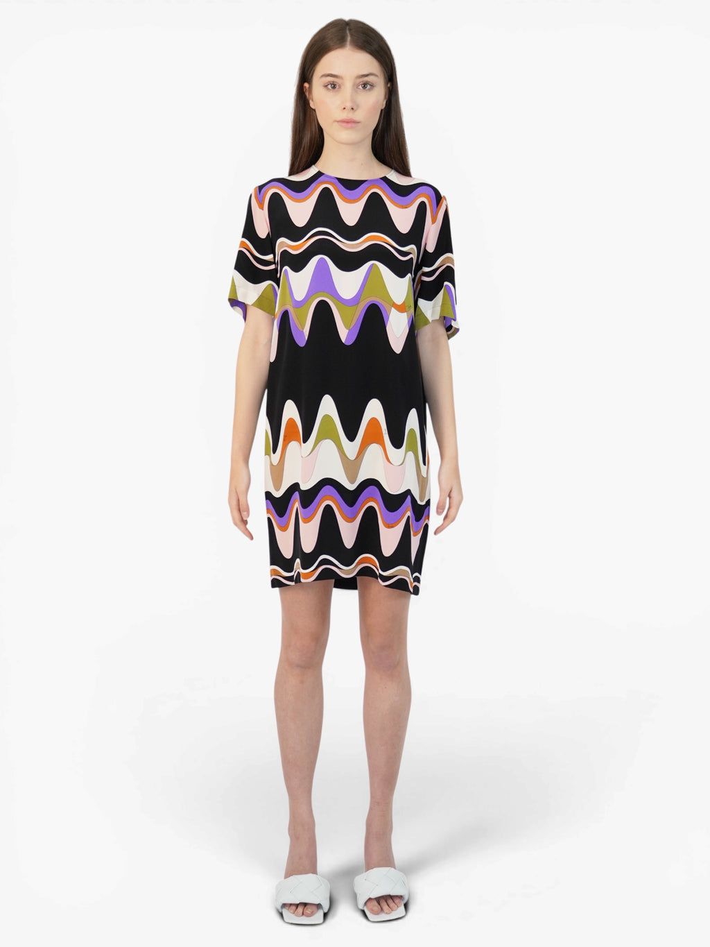 Printed Mini Dress