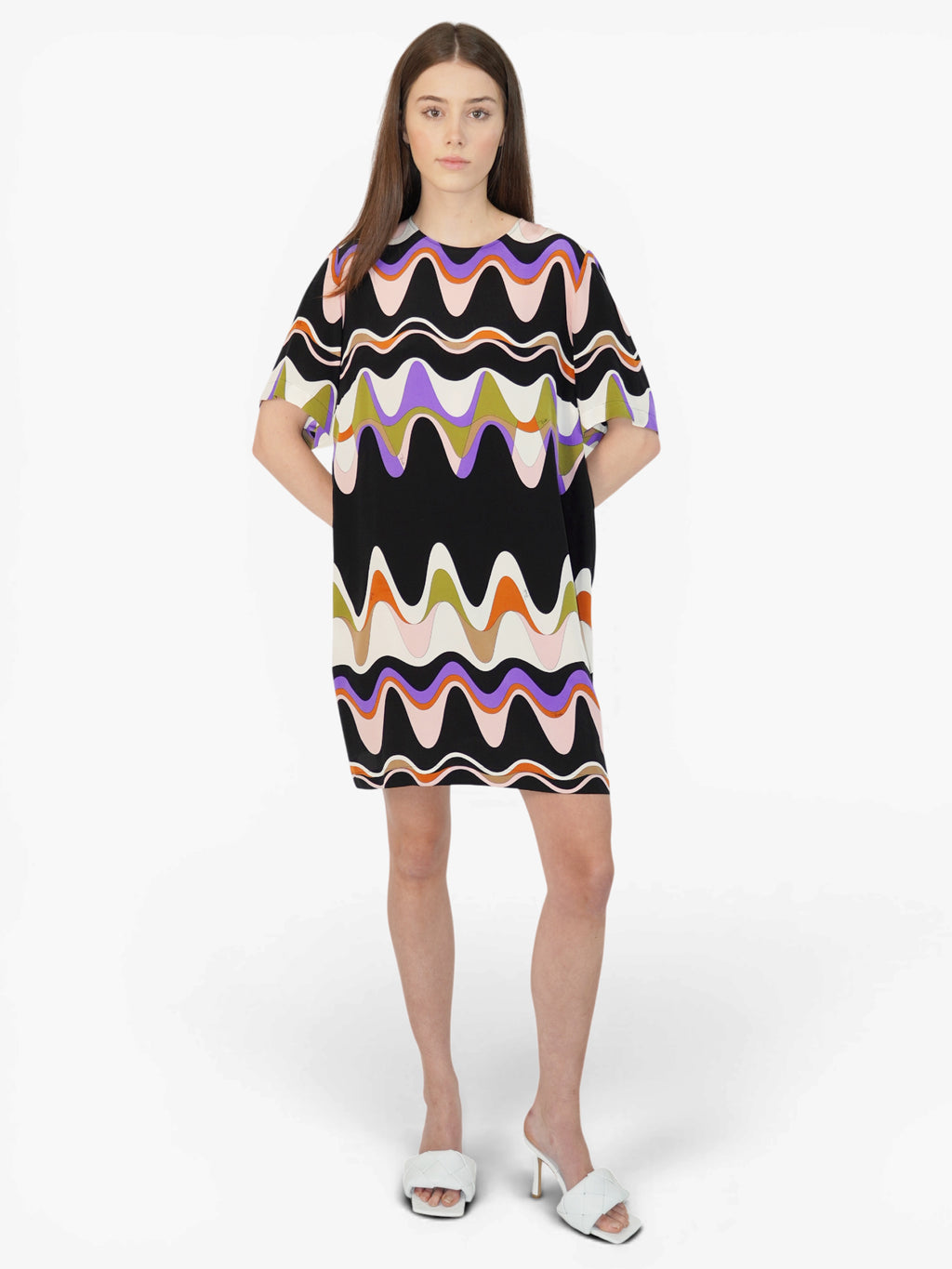 Printed Mini Dress