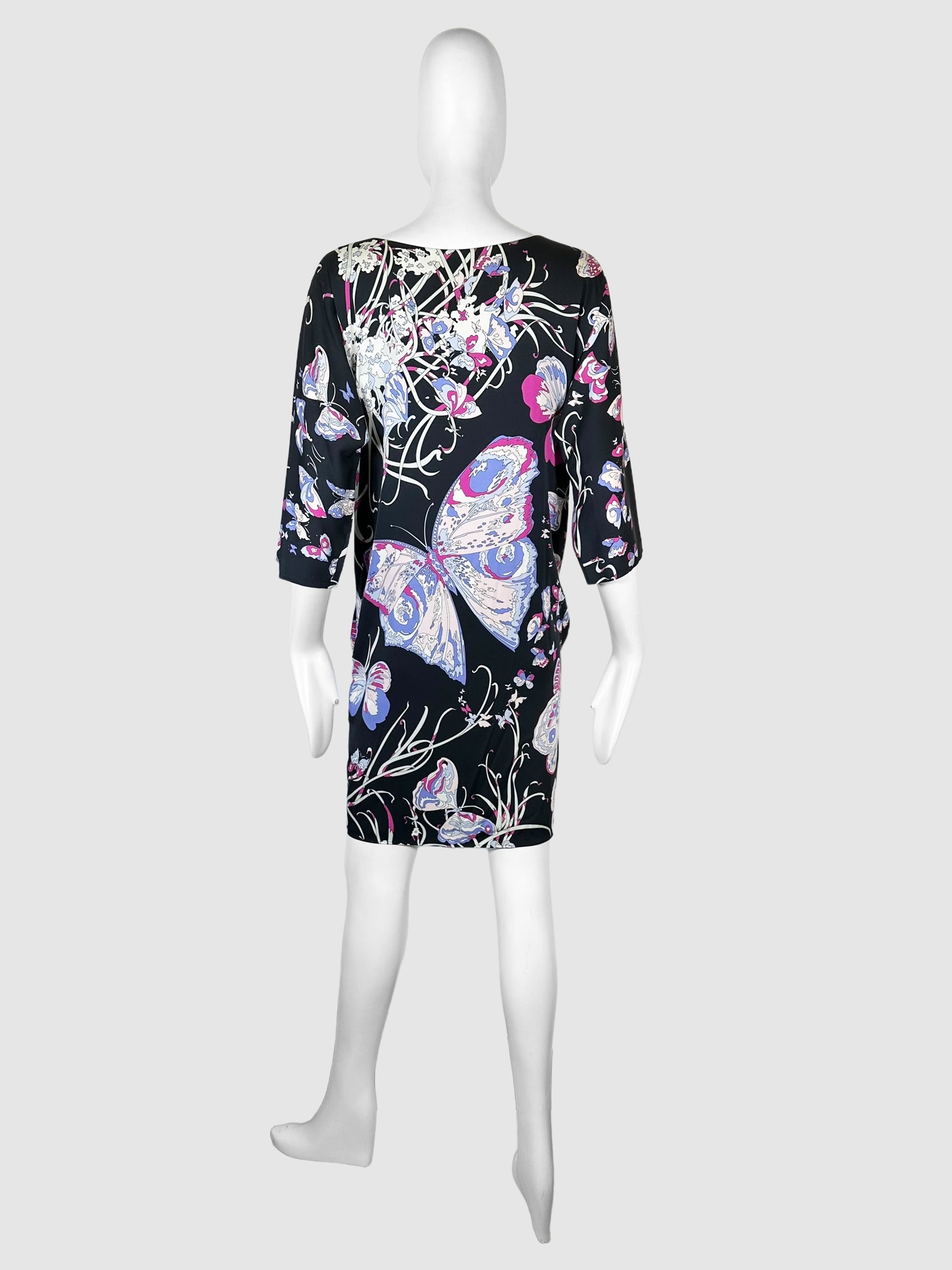 Butterfly Print Mini Dress- Size 6