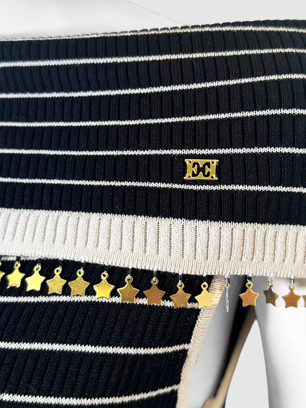 Striped Maxi Dress - Size 38